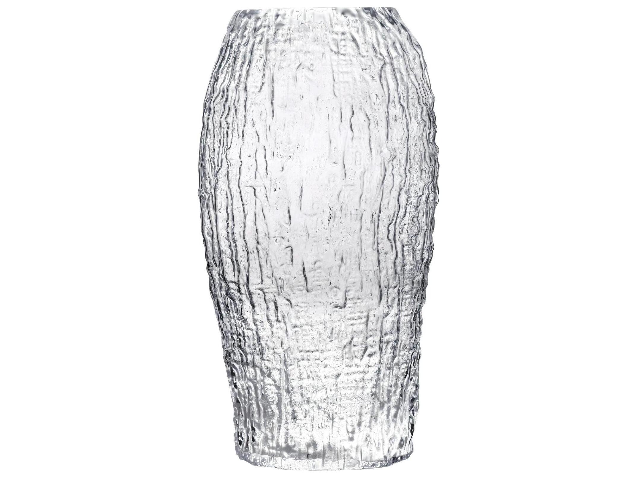 NUDE Molten Clear Vase