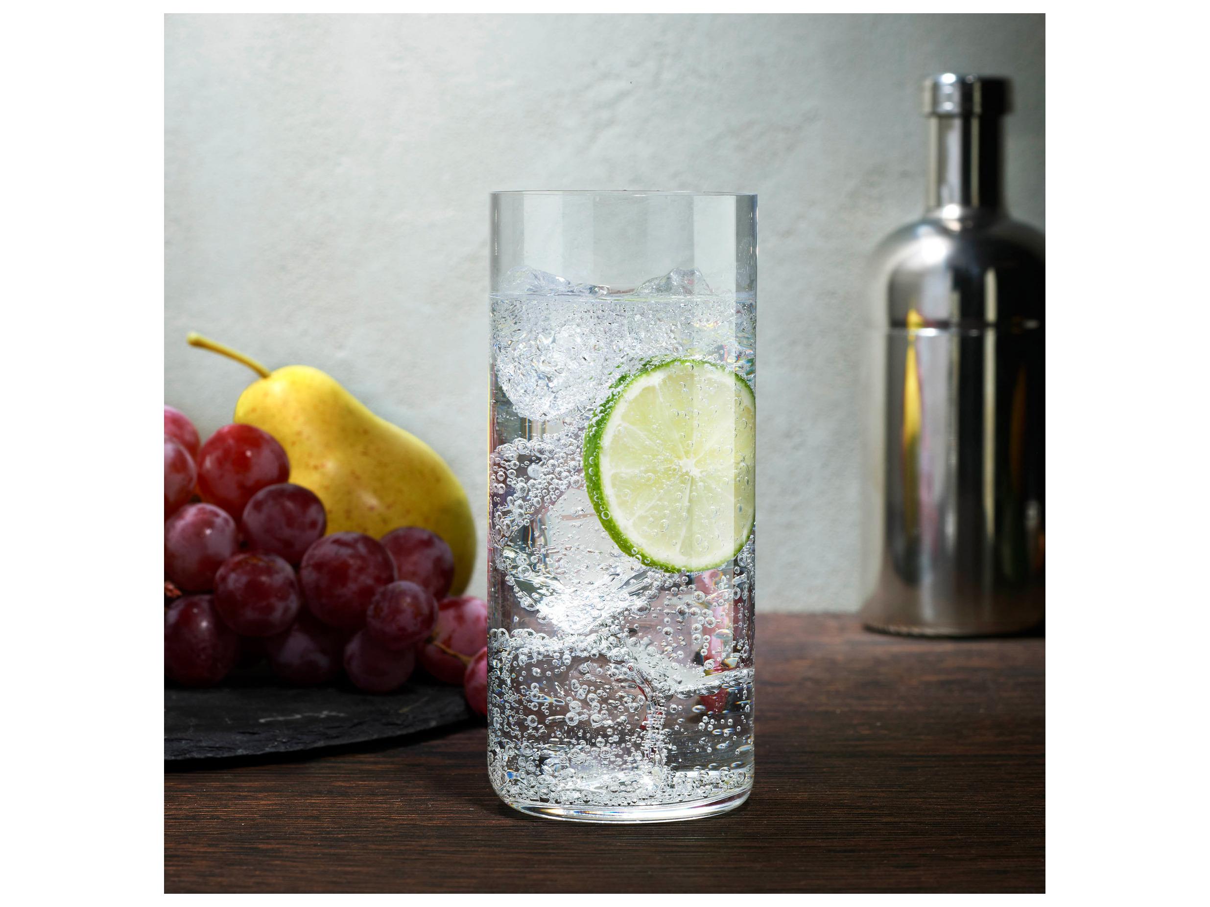 NUDE Finesse Grid Long Drink Glass Set of 4