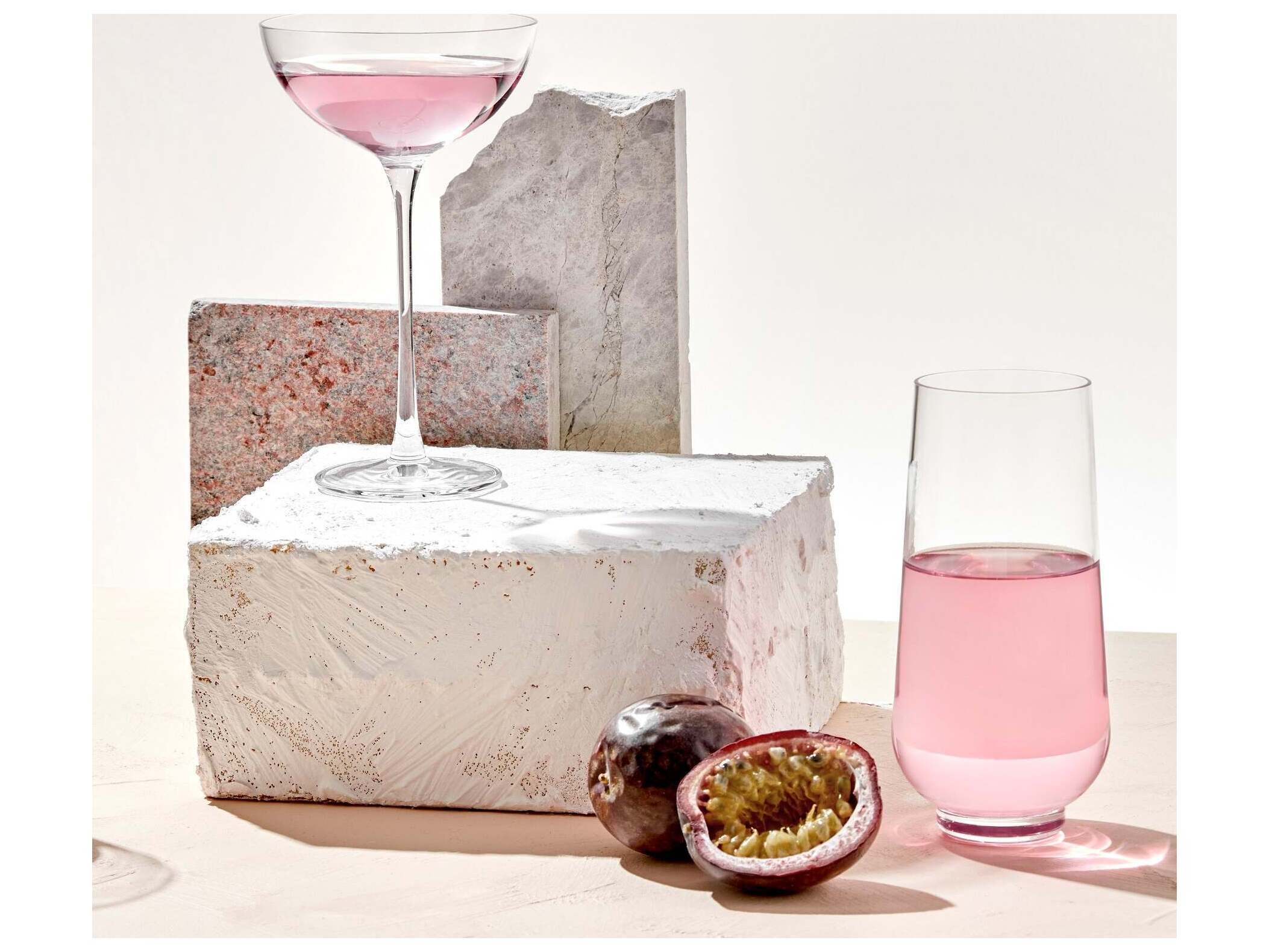 NUDE Hepburn Clear Long Drink Set of 4