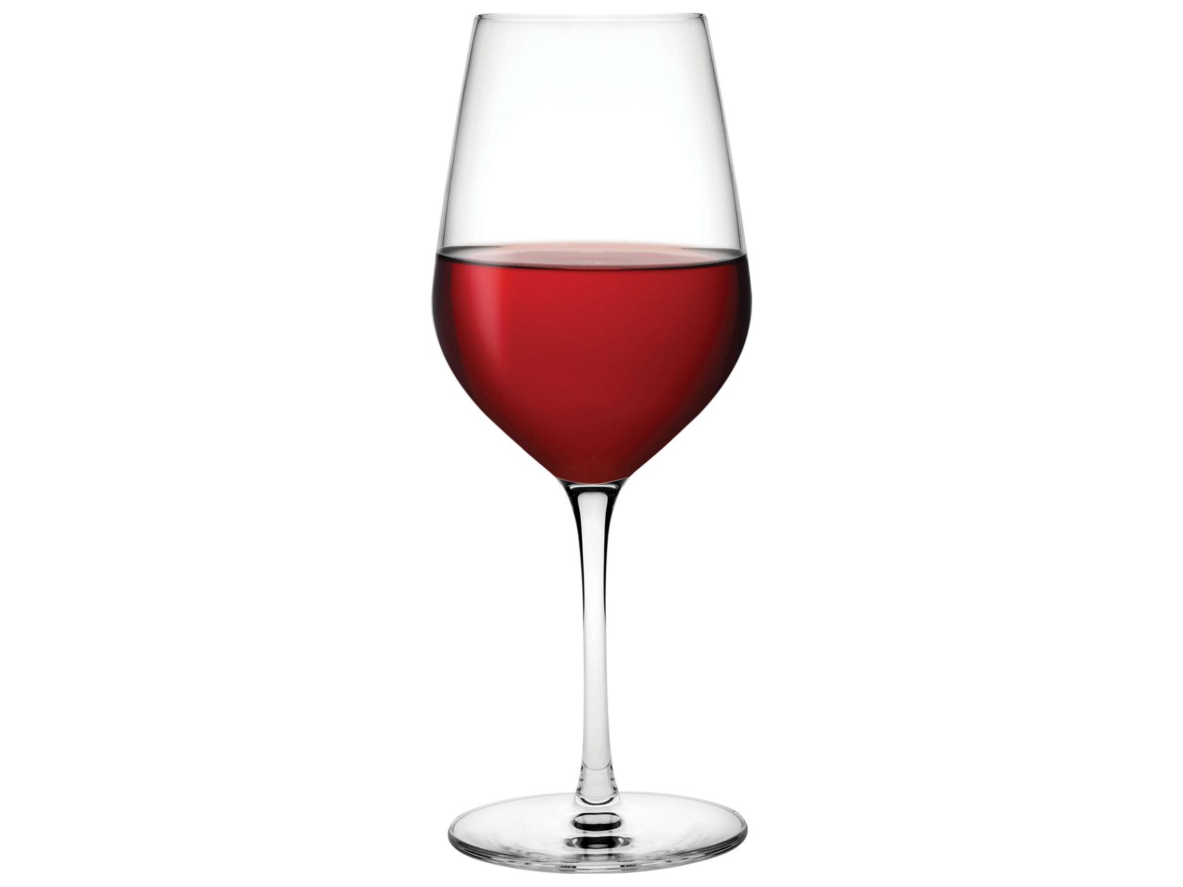 NUDE Climats Clear Red Wine Glass Set of 2