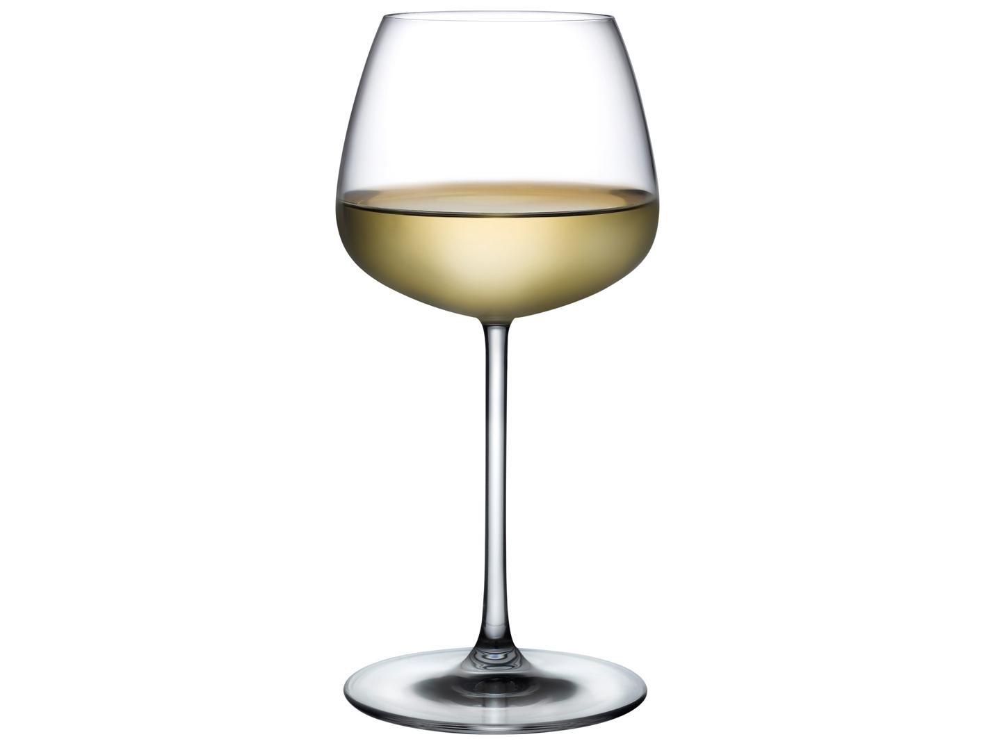 NUDE Mirage Clear White Wine Glass Set of 2