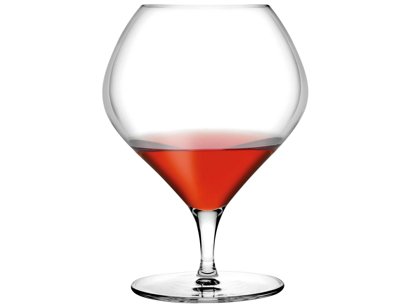 NUDE Fantasy Clear Cognac Glass Set of 2