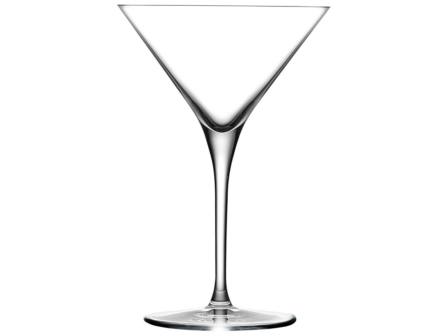 NUDE Vintage Clear Martini Glass Set of 2