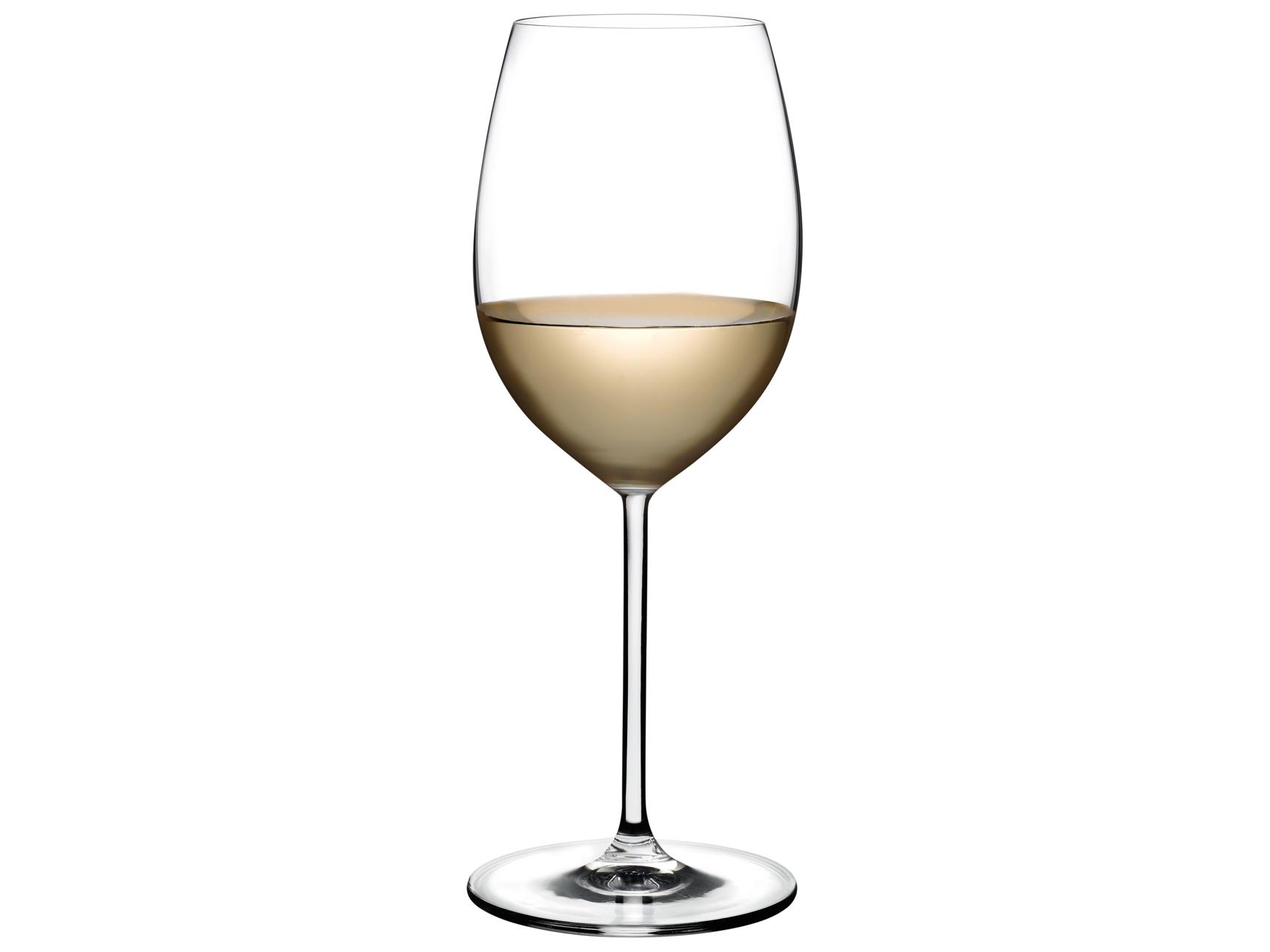 NUDE Vintage Clear White Wine Glass Set of 2