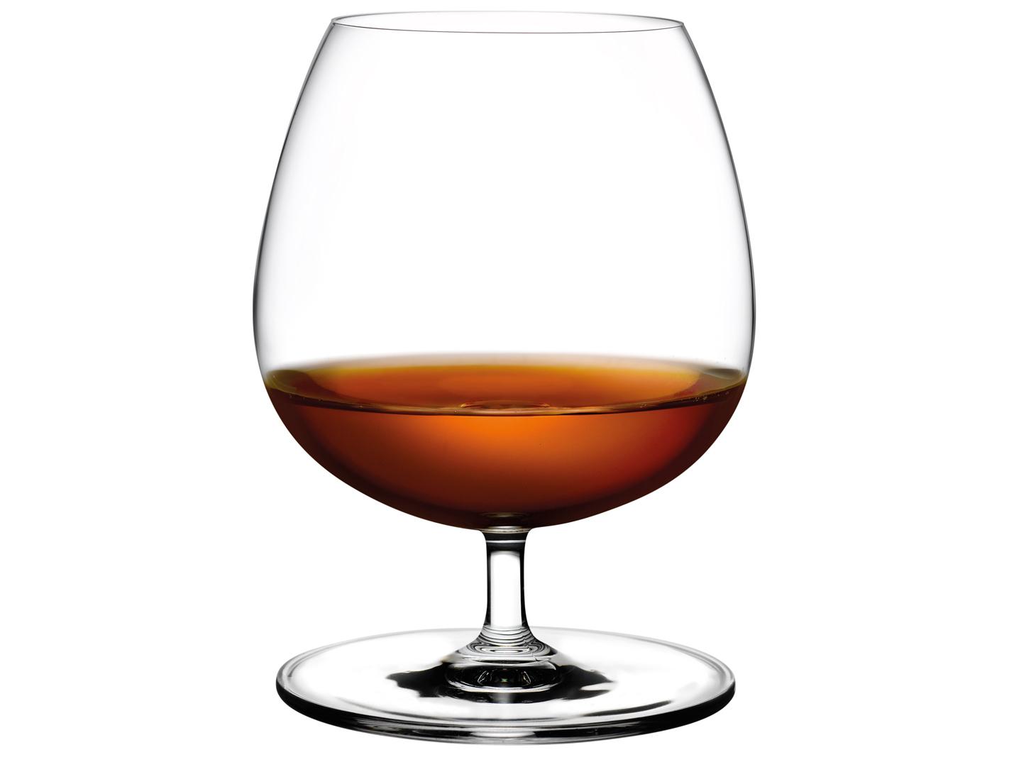 NUDE Vintage Clear Cognac Glass Set of 2