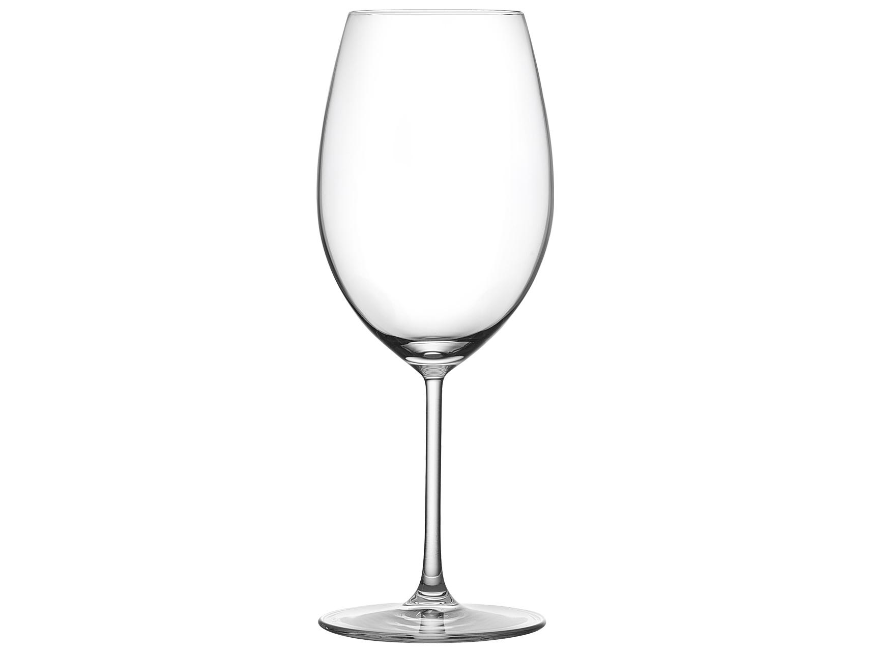 NUDE Vintage Clear Bordeaux Glass Set of 2