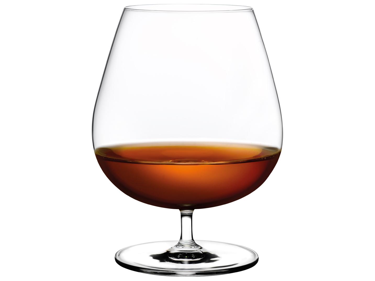 NUDE Vintage Clear Cognac Glass Set of 2