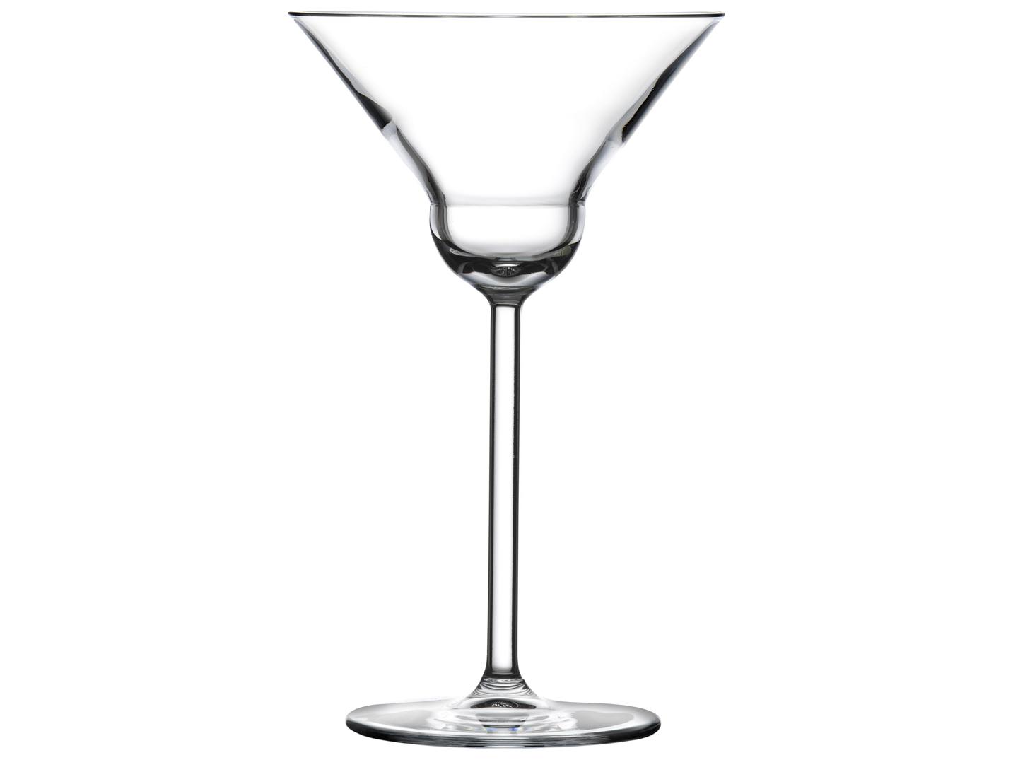 NUDE Vintage Clear Martini Glass Set of 2