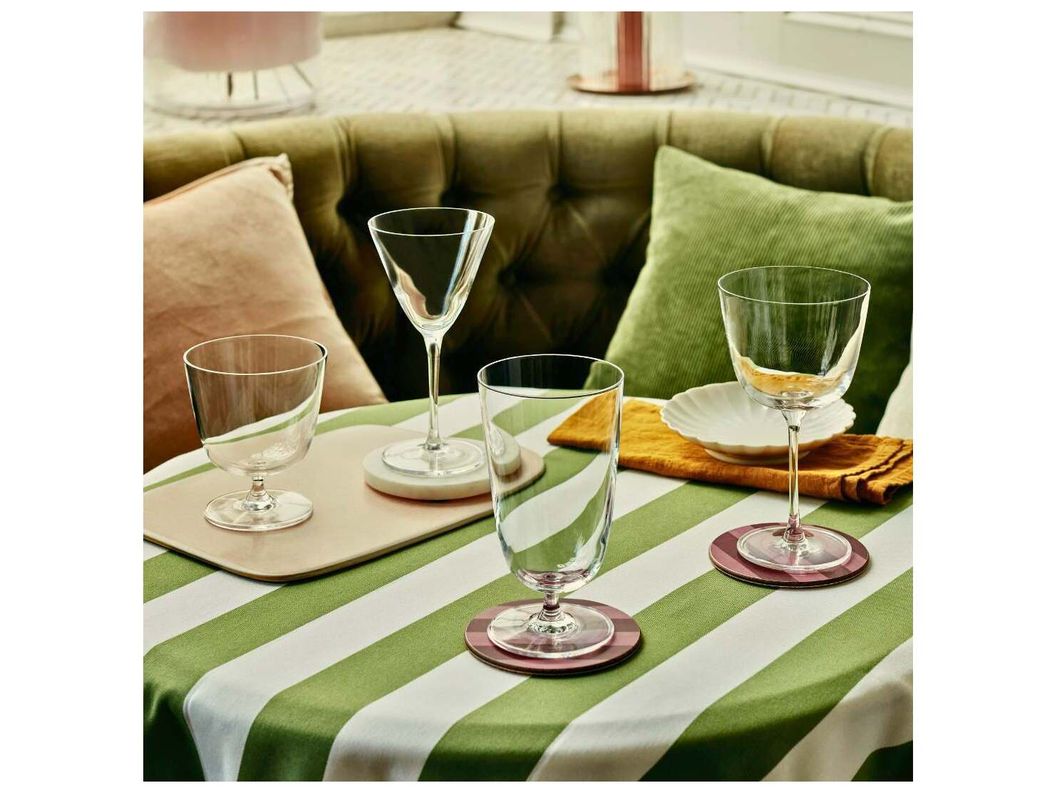 NUDE Bar Giani Clear Cocktail Glass Set of 4