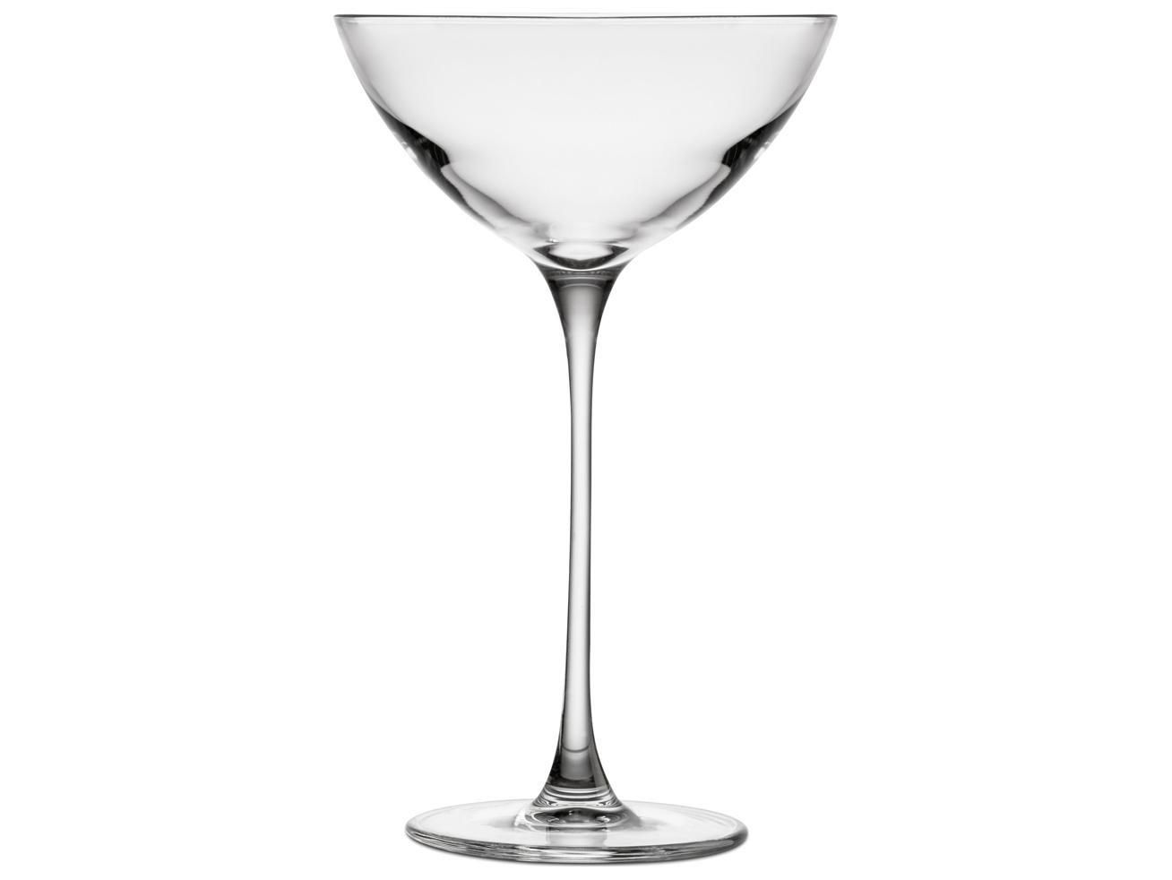 NUDE Savage Clear Coupetini Glass Set of 2