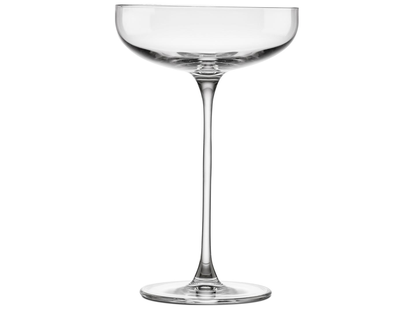 NUDE Savage Clear Coupe Glass Set of 2