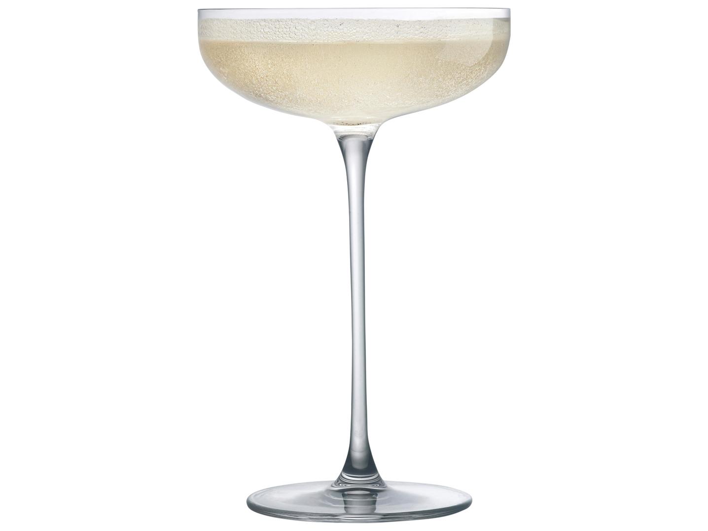 NUDE Savage Clear Coupe Glass Set of 2