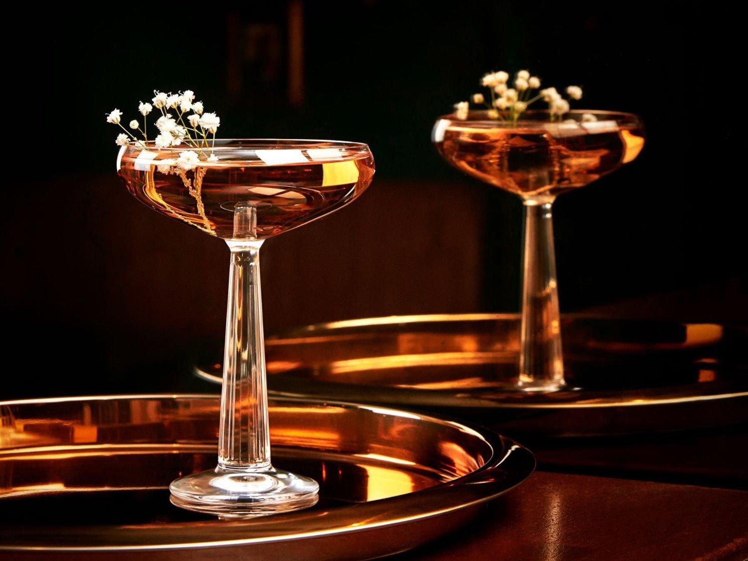 NUDE Big Top Clear Coupe Glass Set of 2