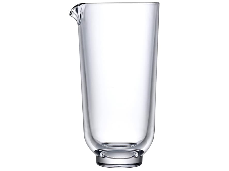 NUDE Hepburn Mixing Glass and Metal Stirrer