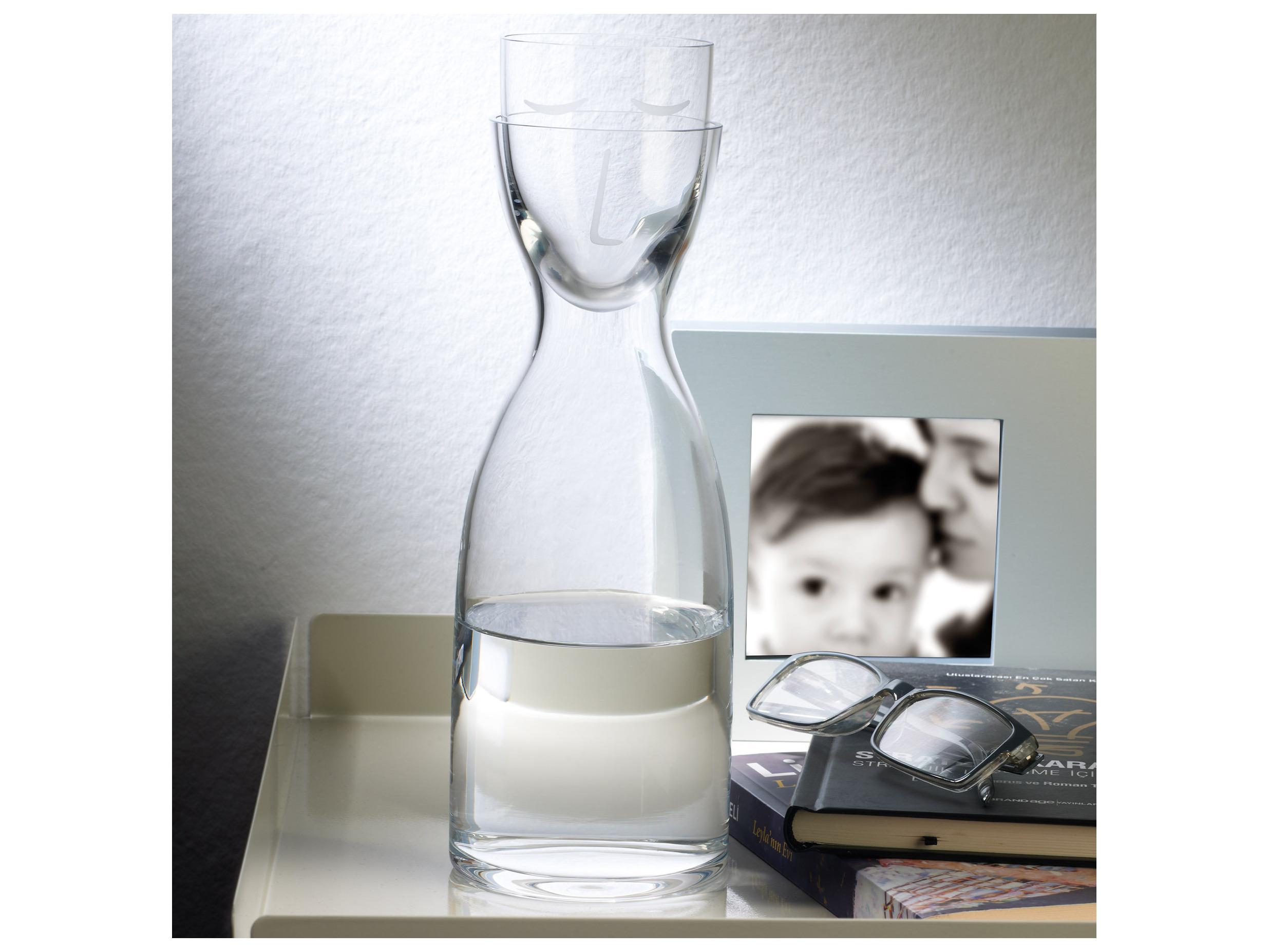 NUDE Mr. & Mrs. Clear Tall Water Set