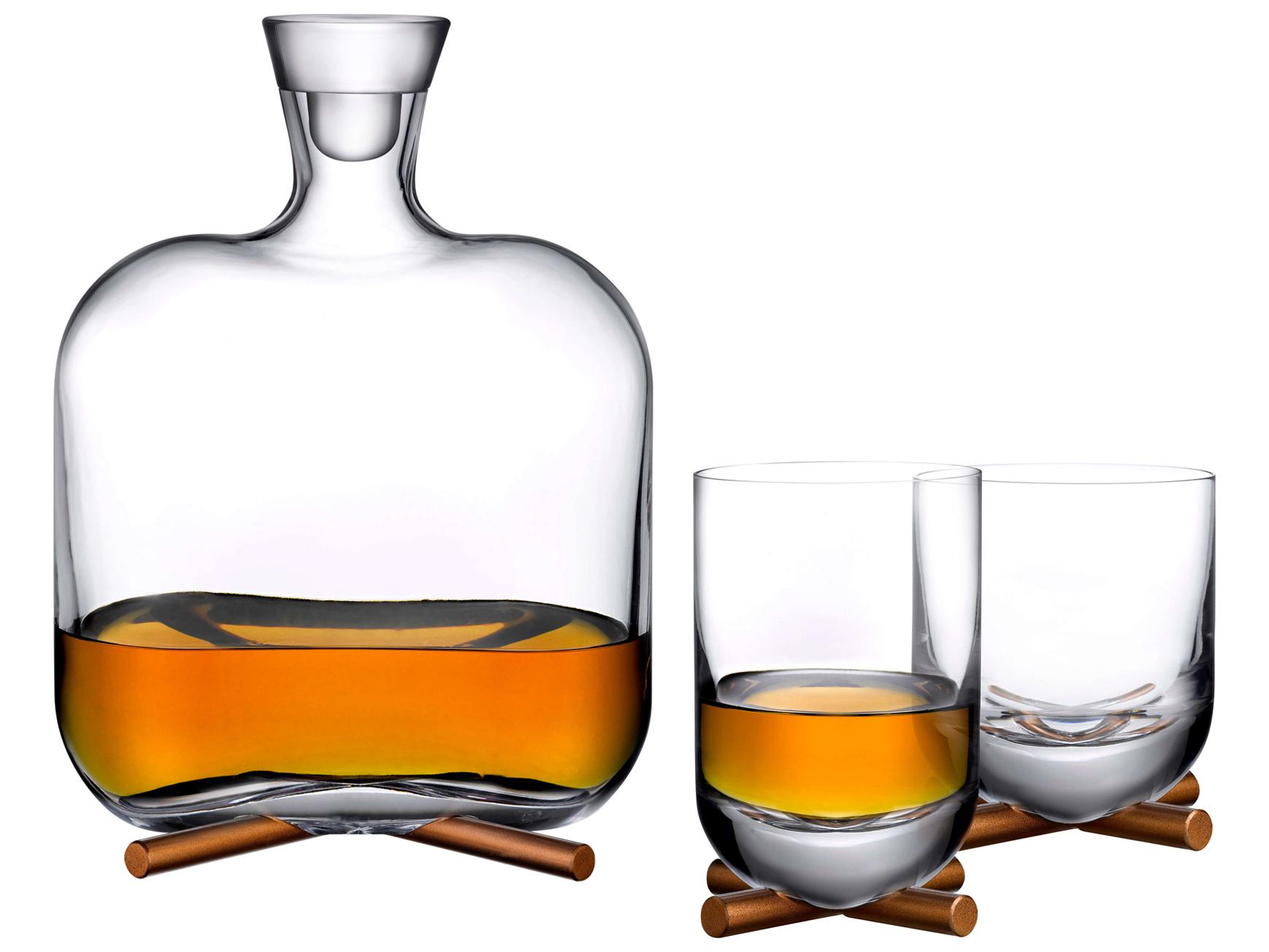 NUDE Camp Clear Whiskey Carafe