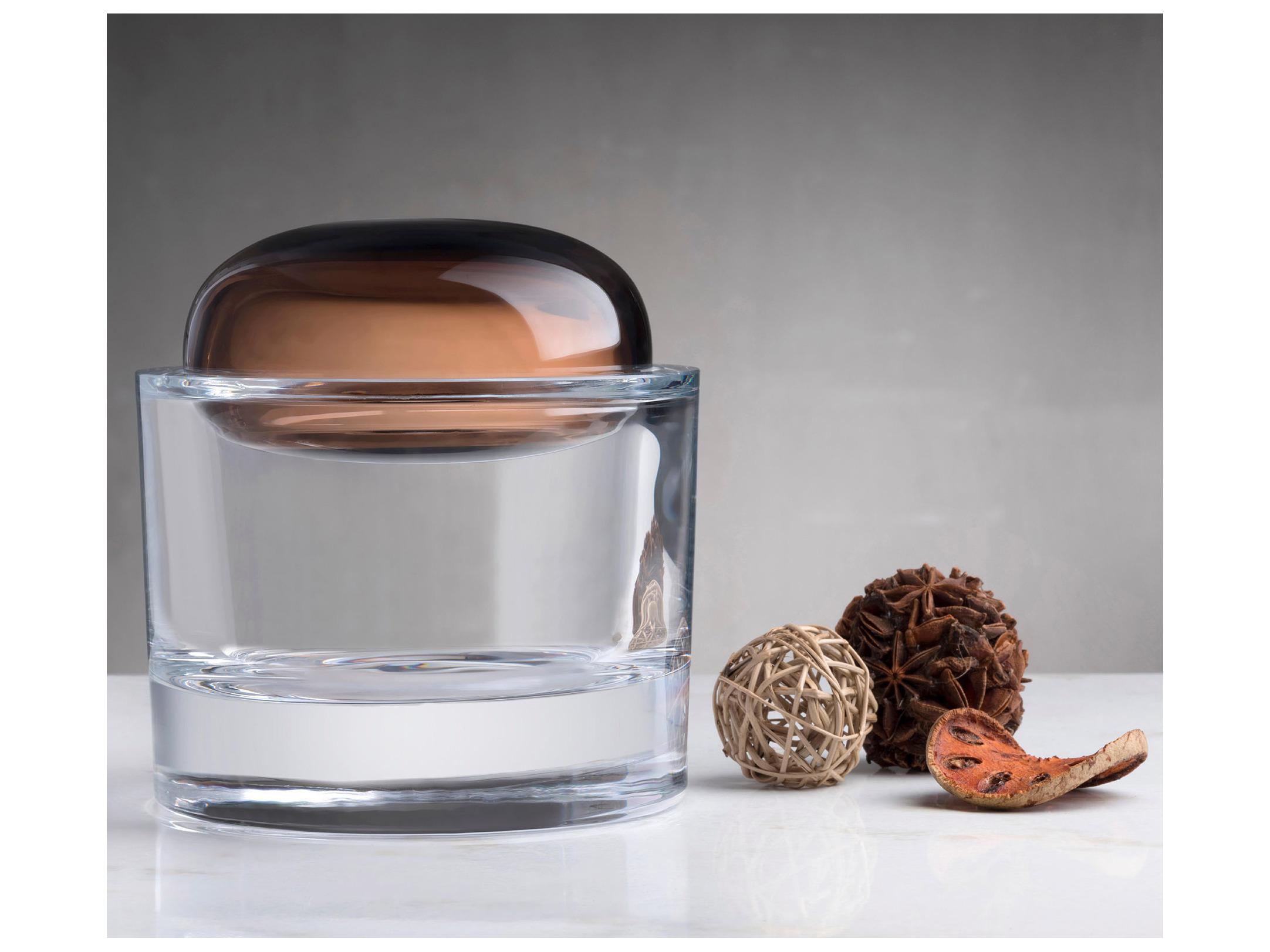 NUDE Ecrin Caramel Lid Storage Box