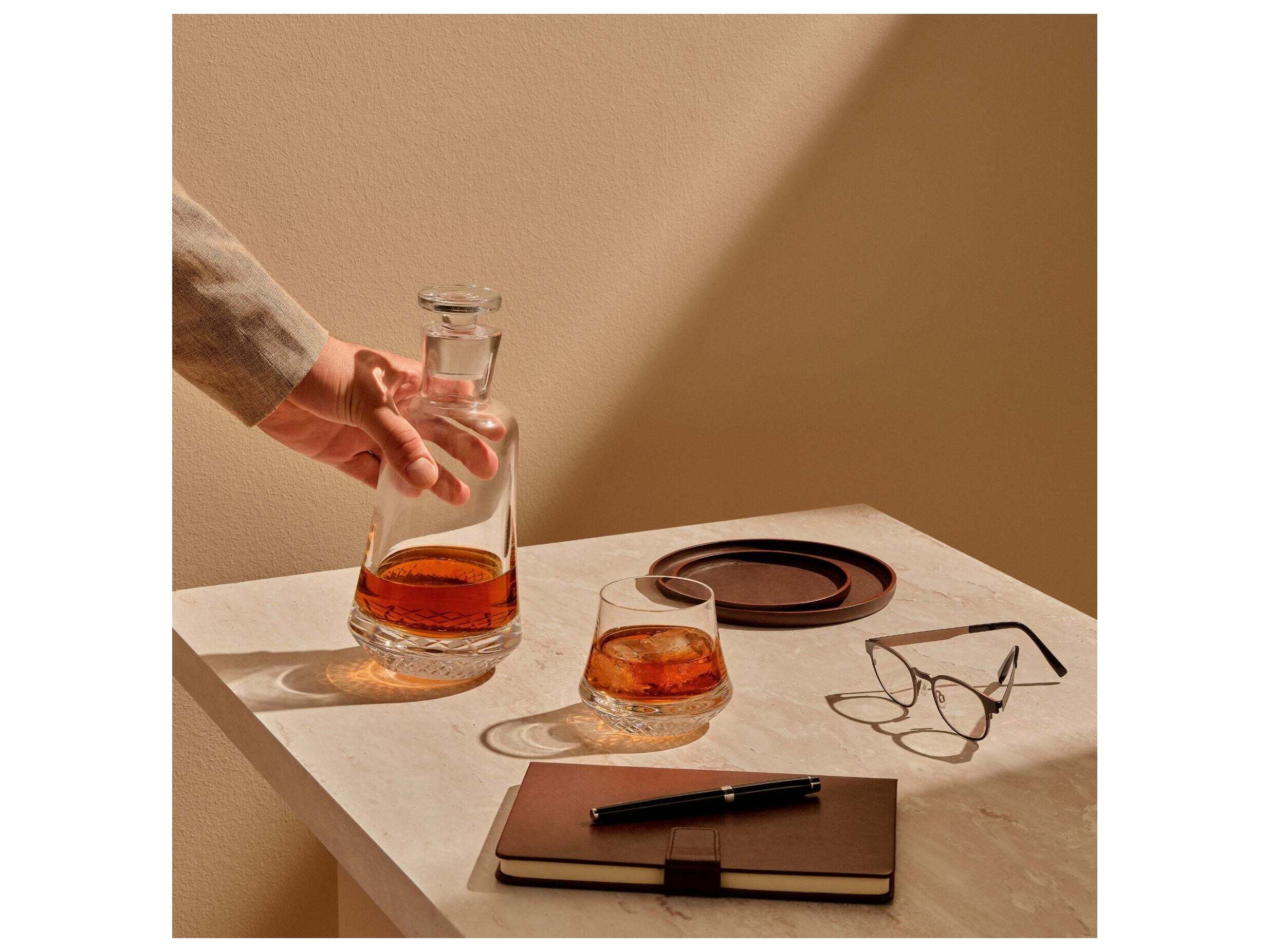 NUDE Paris Clear Whisky Bottle