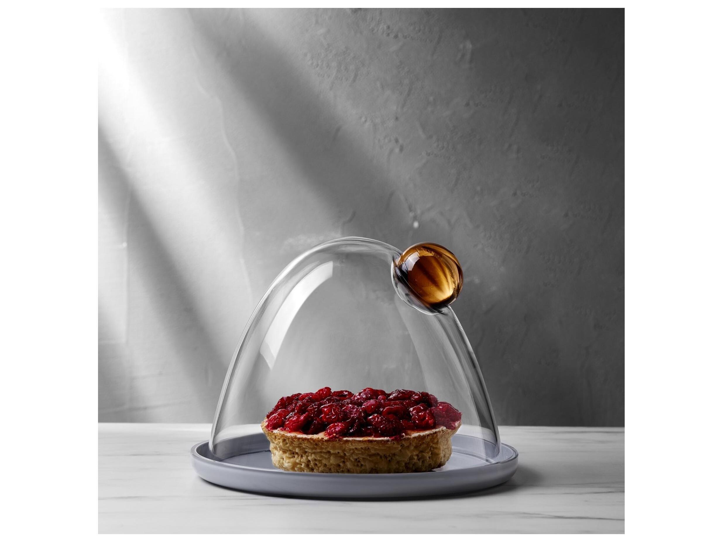 NUDE Juno Opal Grey Clear Cake Dome