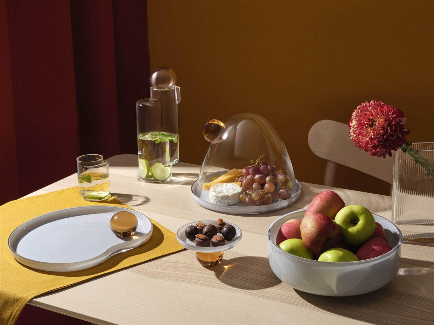 NUDE Juno Opal Grey Clear Cake Dome