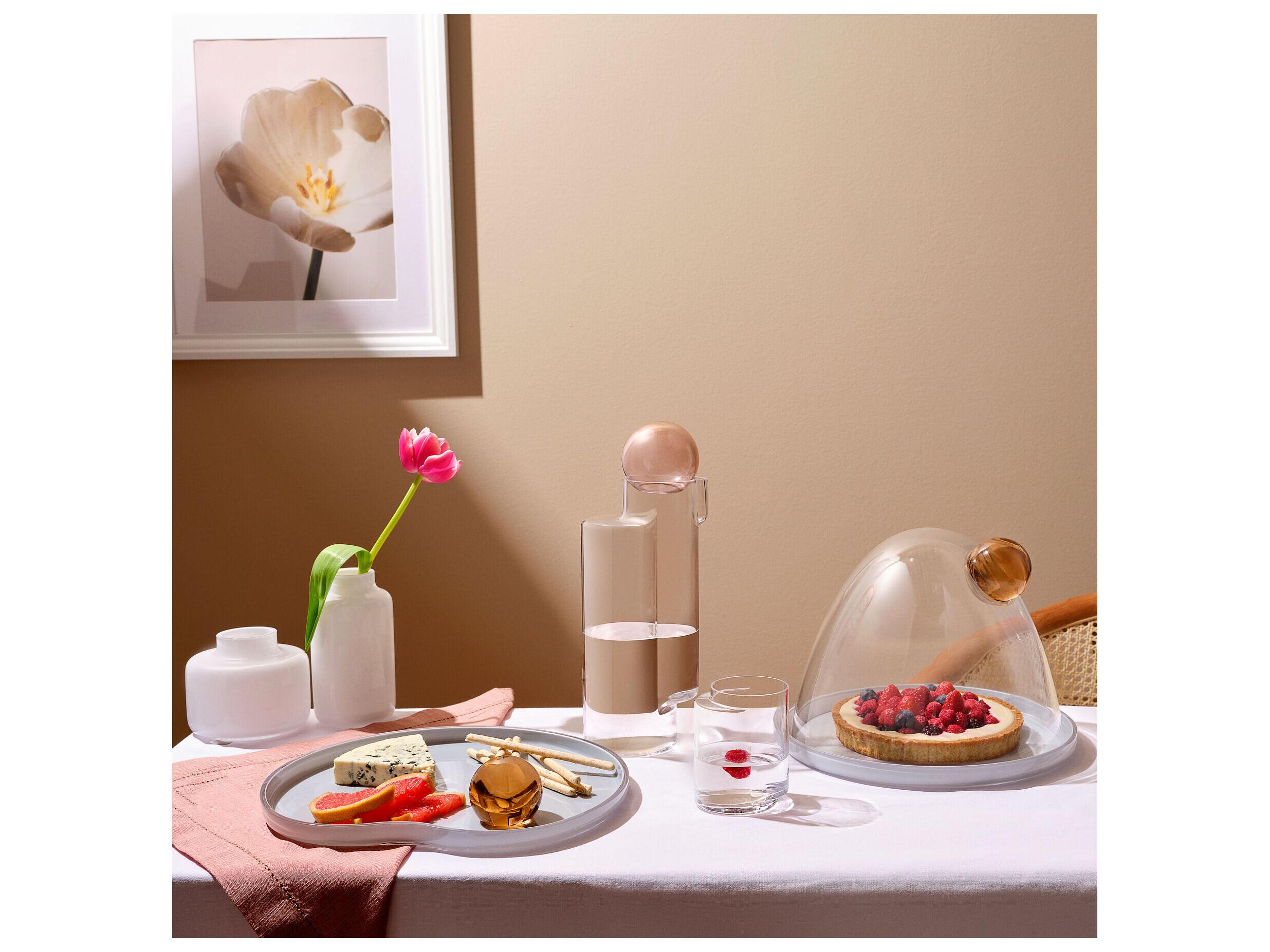 NUDE Juno Opal Grey Appricot Serving Plate