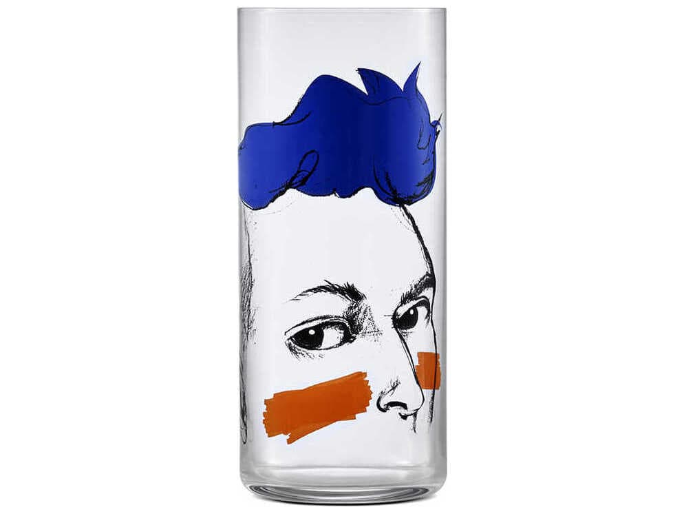 NUDE Finesse Rock and Pop Clear Highball Glass Set of 4