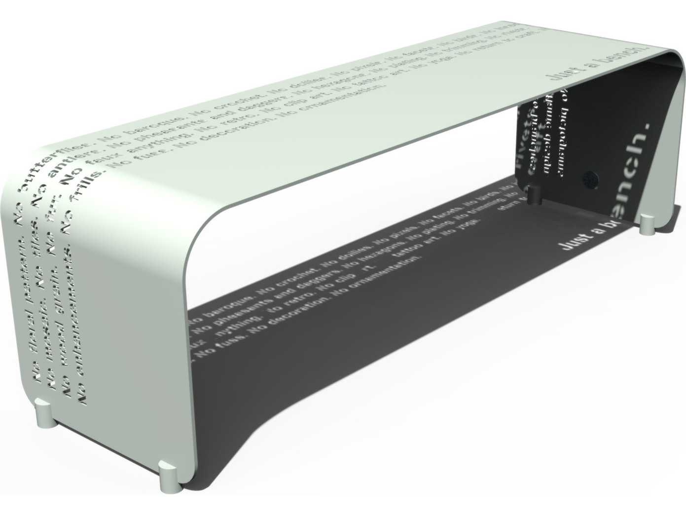 Orange Black Accent Bench