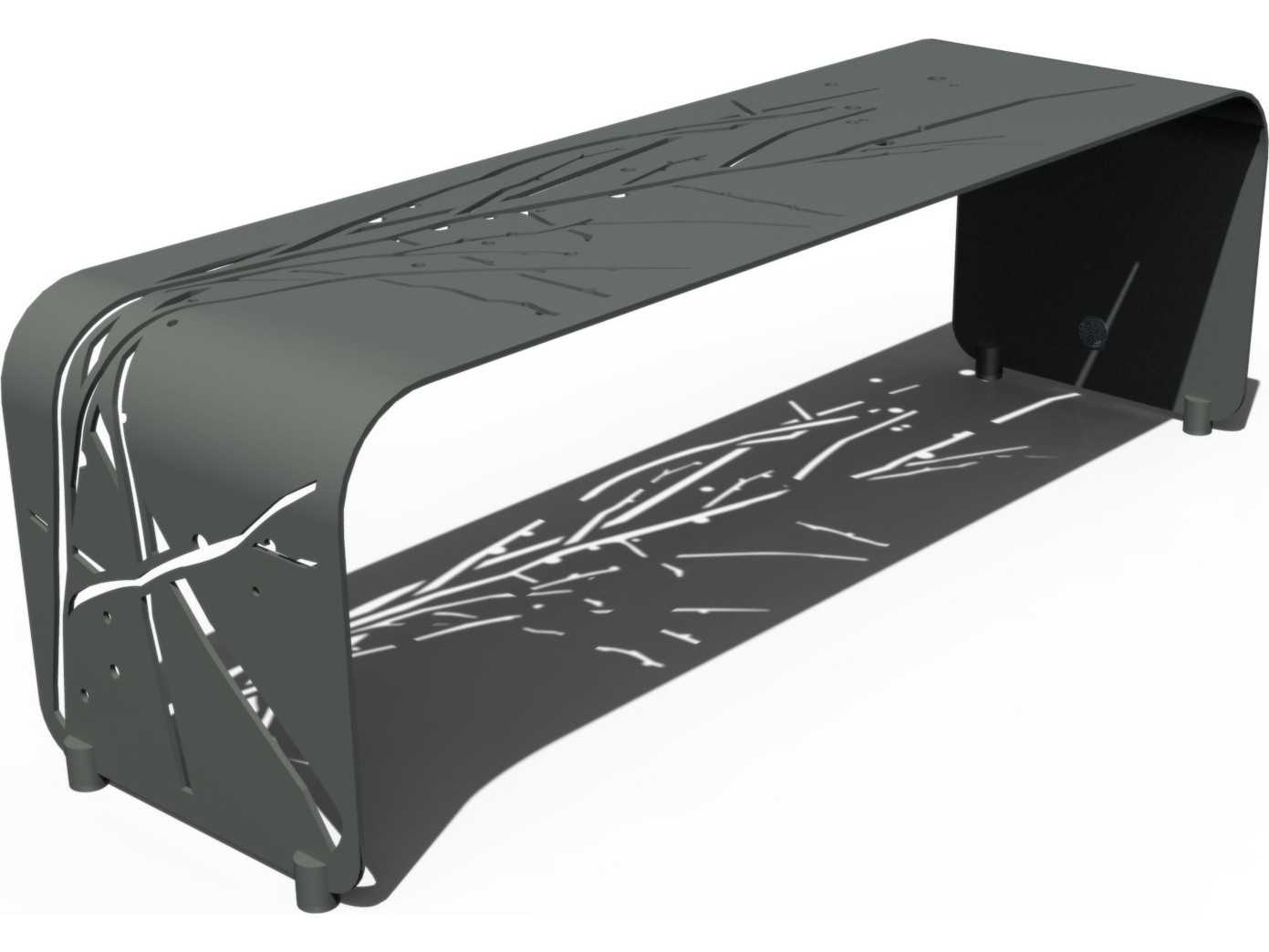 Orange Green Accent Bench