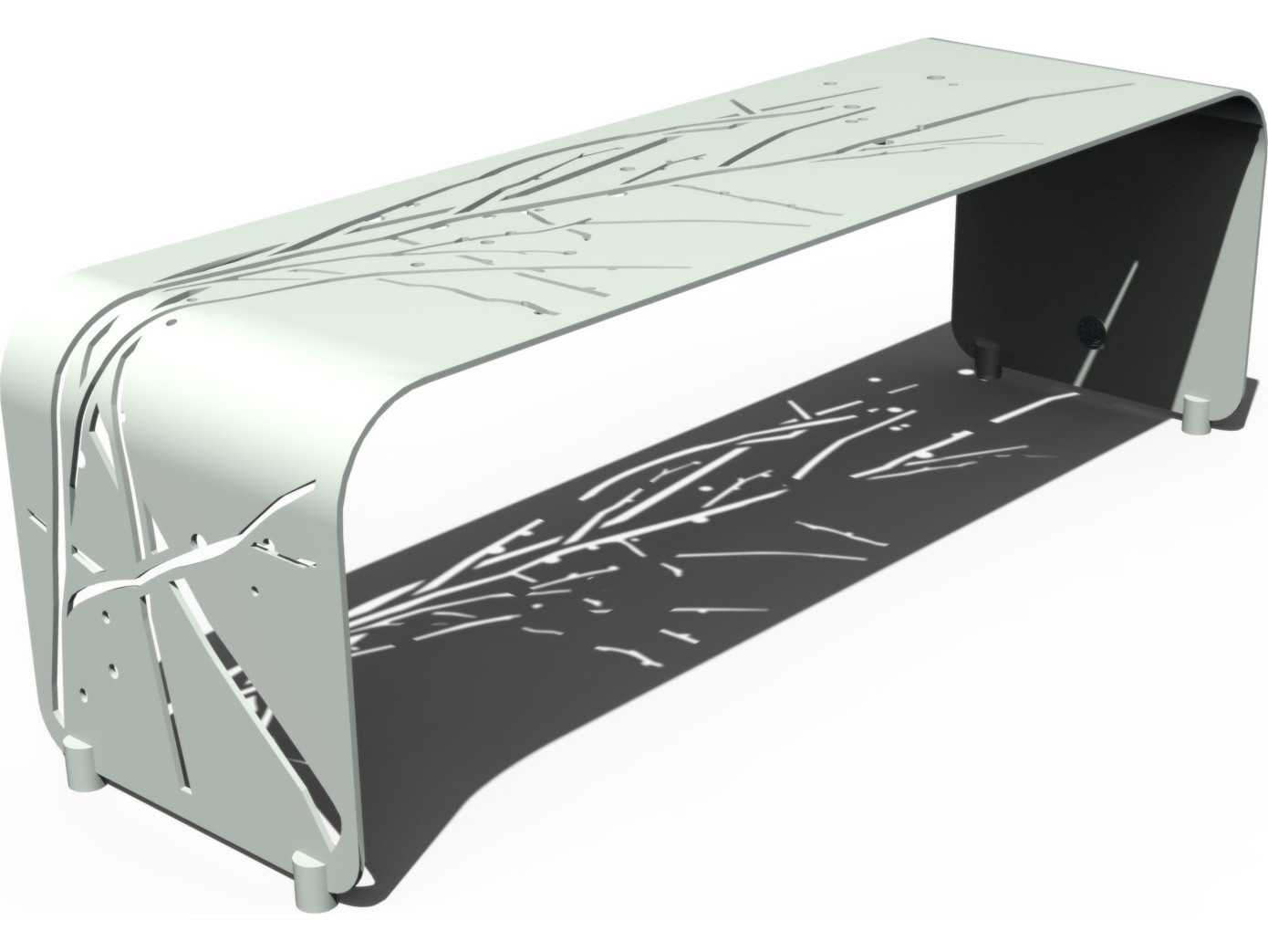 Orange Green Accent Bench