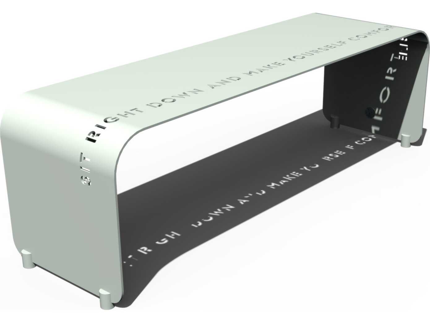 Orange Black Accent Bench