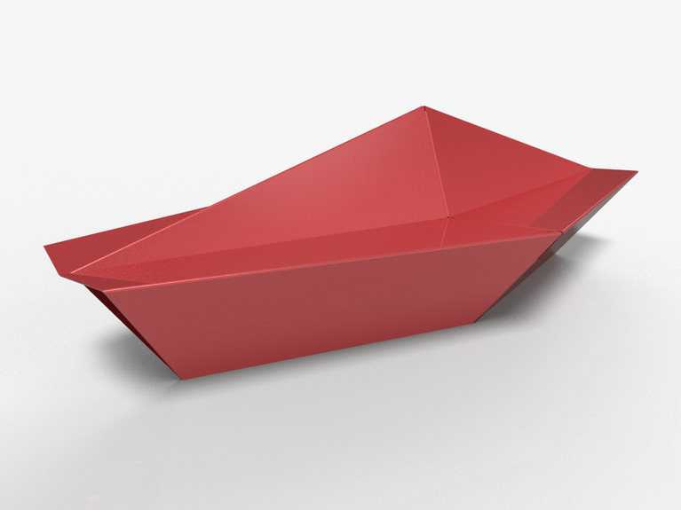 Orange Silver Accent Bench