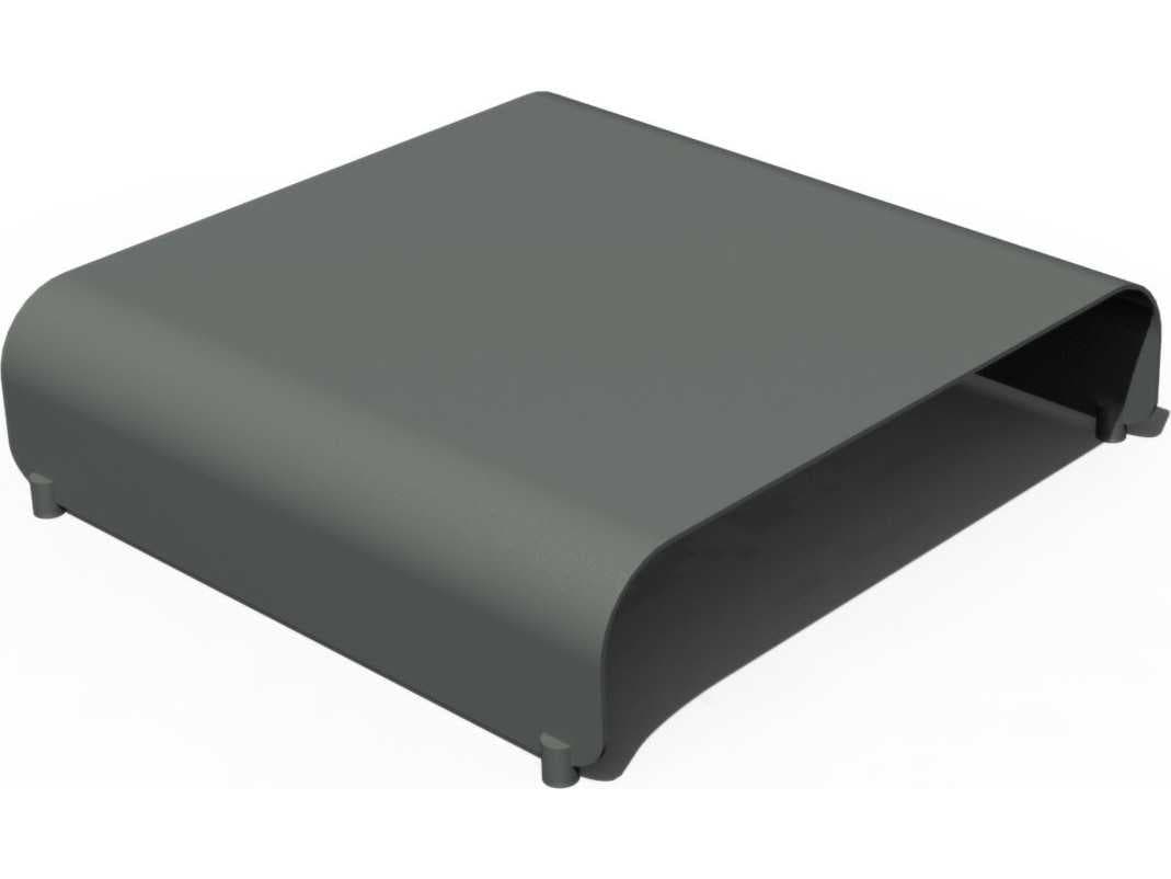 Orange Square Metal Coffee Table