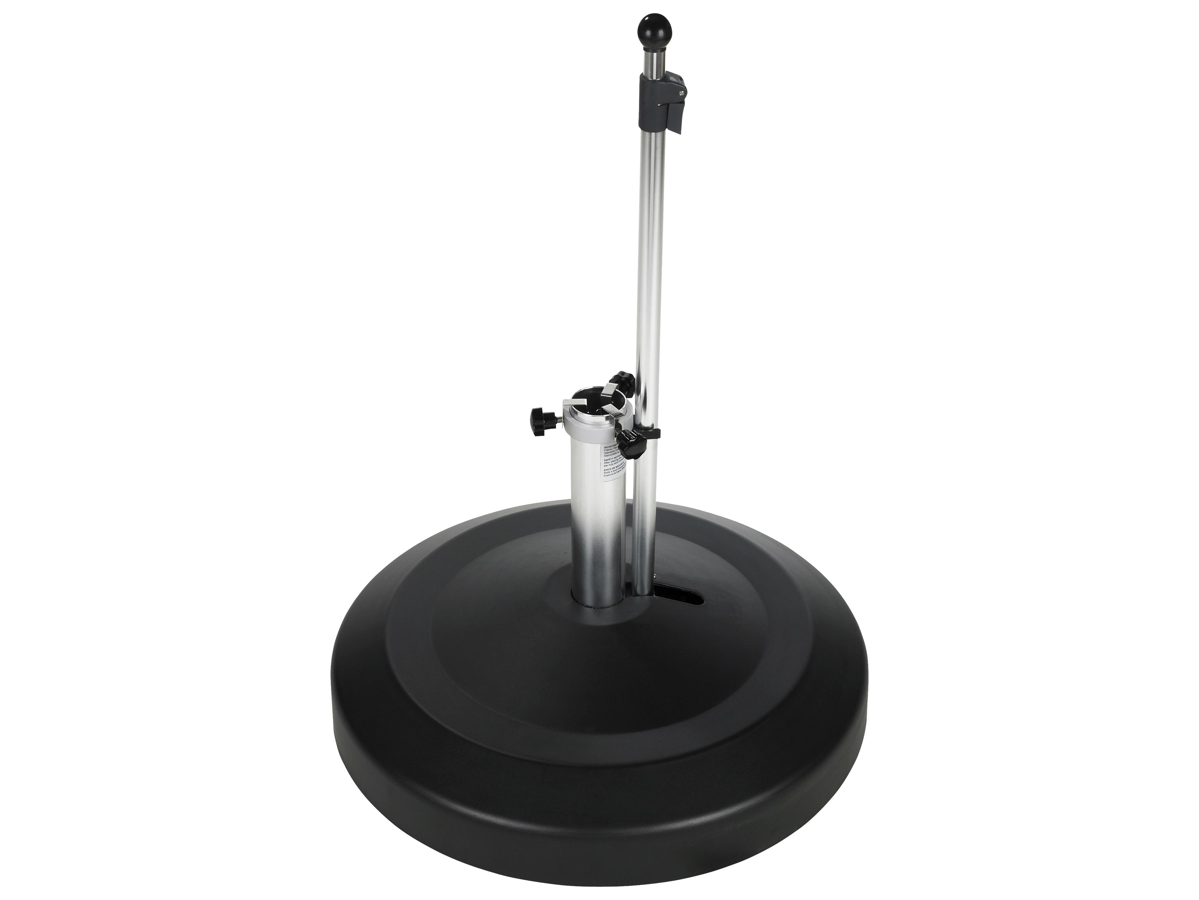 Oasis Rolling Bases 130lb Zinc Plated Round Umbrella Base