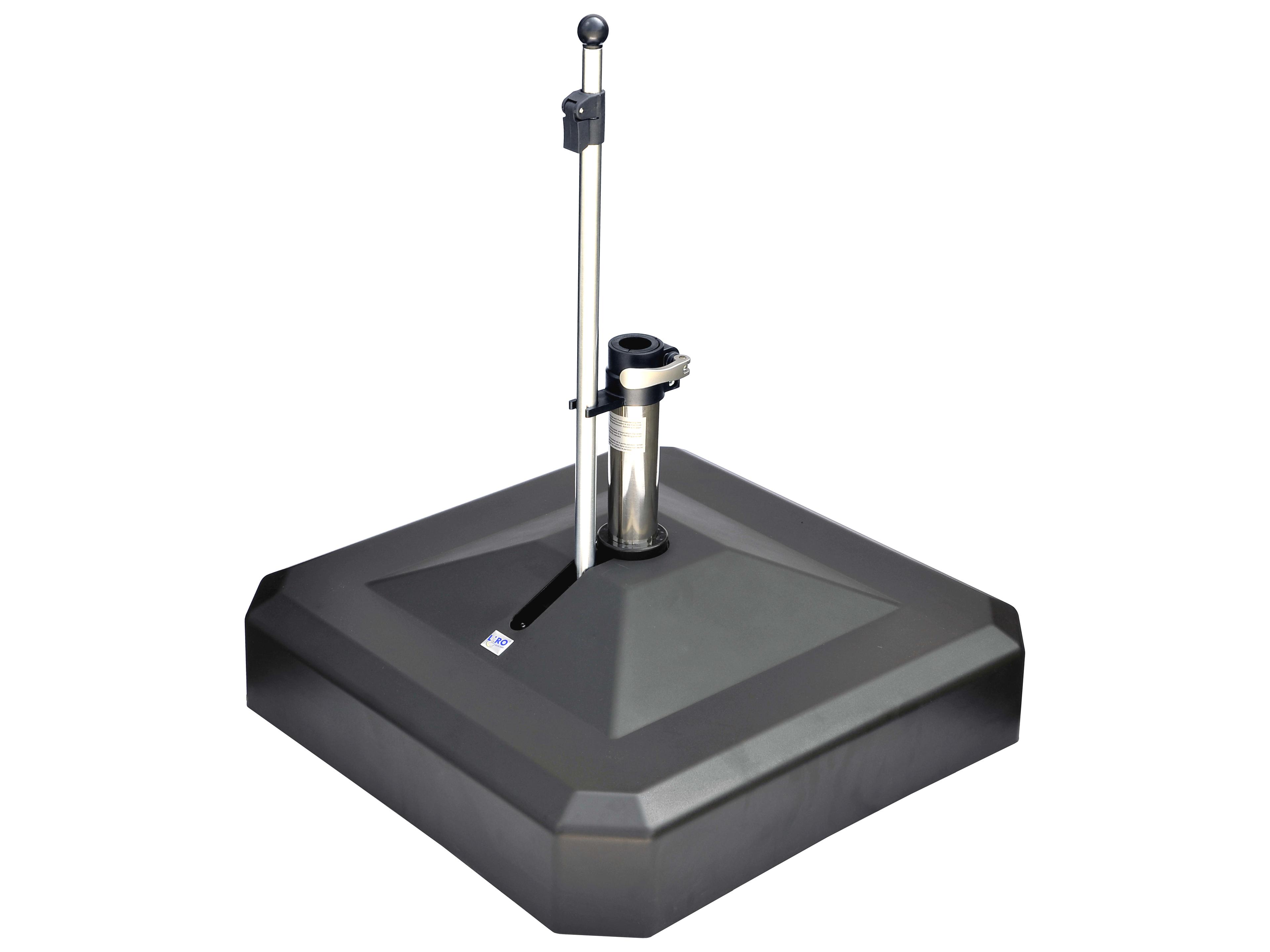 Oasis Rolling Bases 220lb Zinc Plated Round Umbrella Base