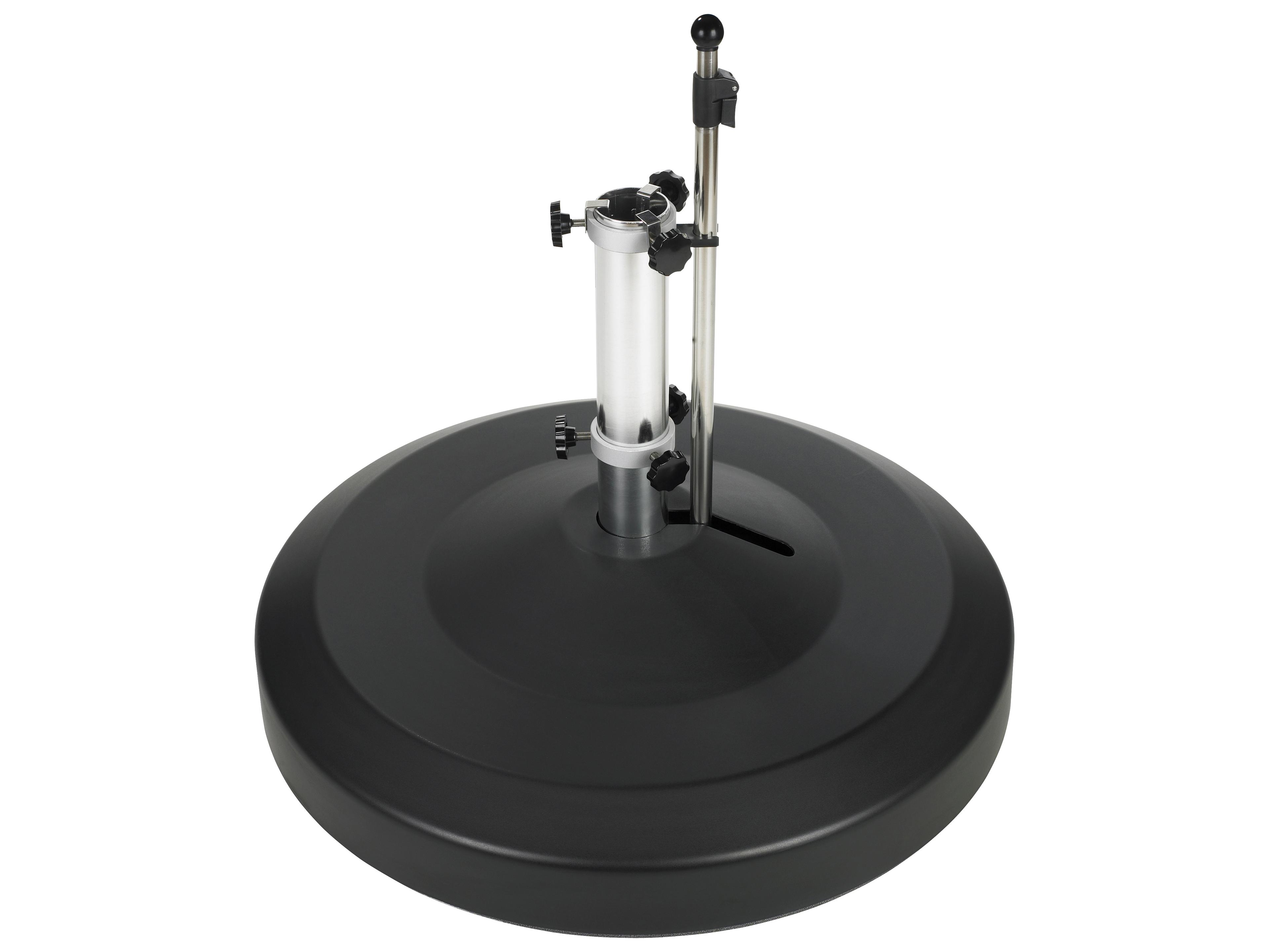 Oasis Rolling Bases 330lb Zinc Plated Round Umbrella Base