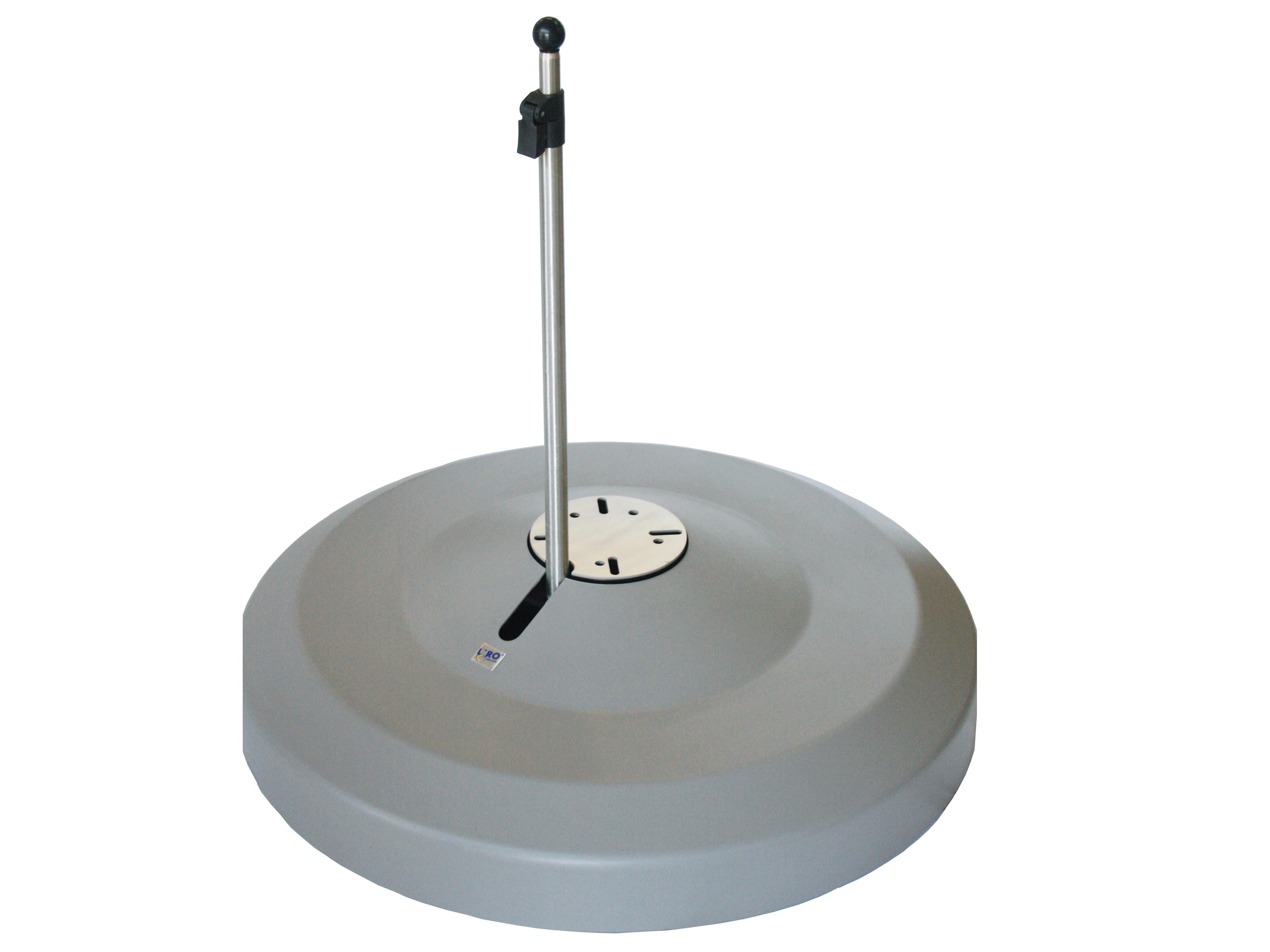 Oasis Rolling Bases 330lb Zinc Plated Round Umbrella Base