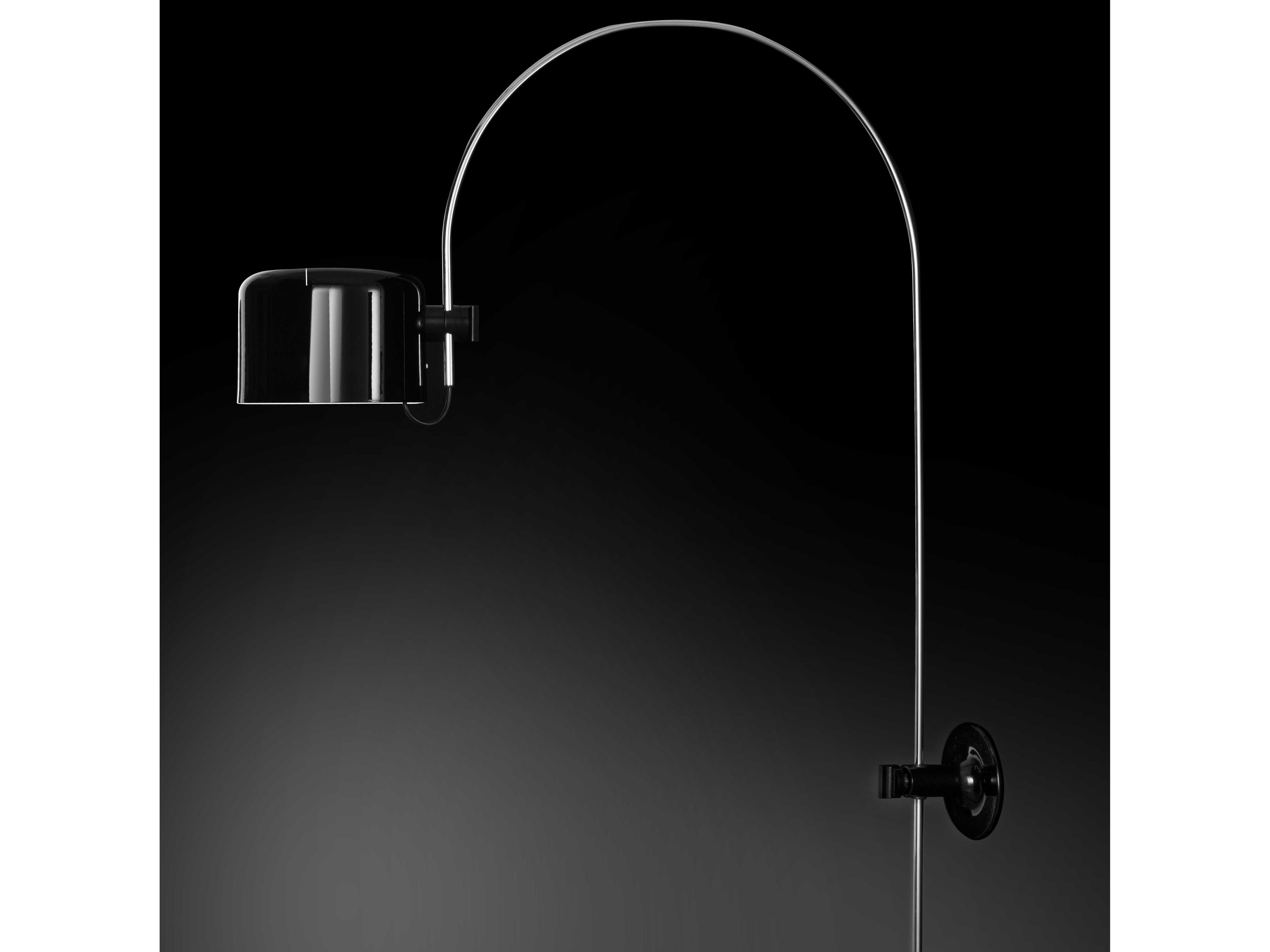 Oluce Coupe 1-Light Black Wall Sconce