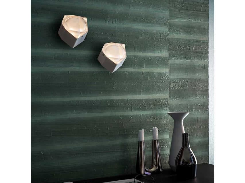 Oluce Astro 1-Light White Glass Wall Sconce