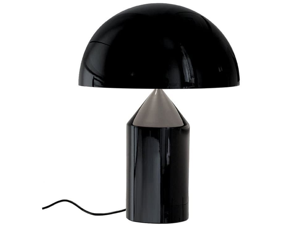 Oluce Atollo Black Table Lamp