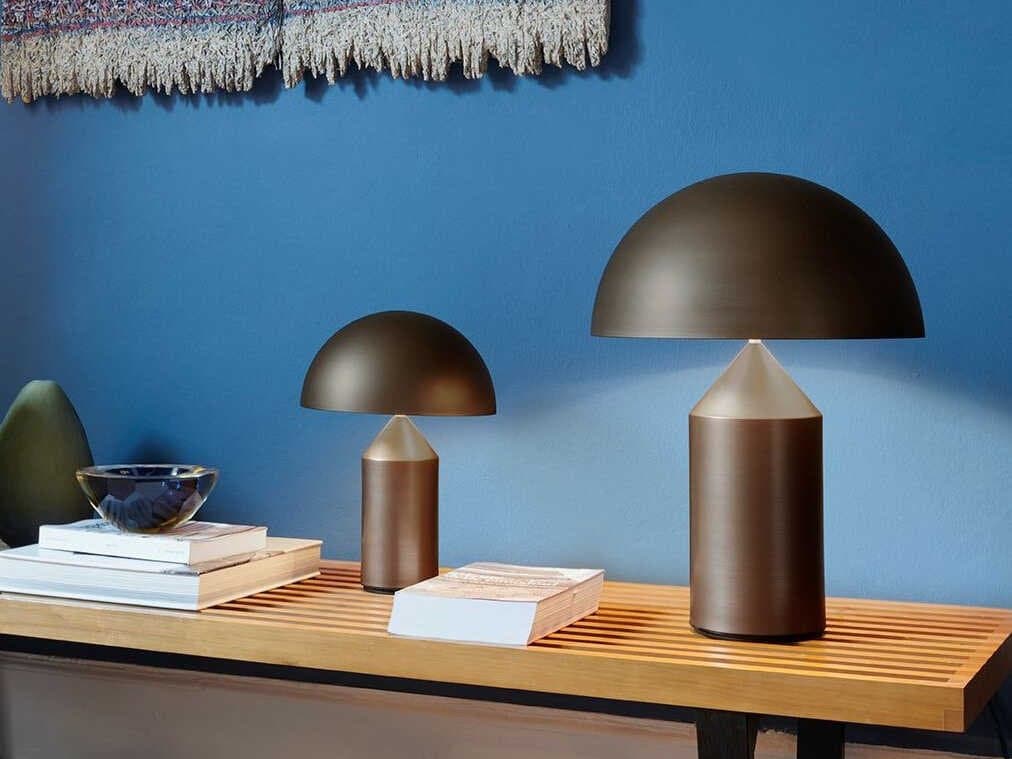 Oluce Atollo Satin Bronze Table Lamp