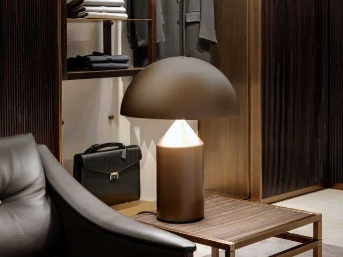 Oluce Atollo Satin Bronze Table Lamp