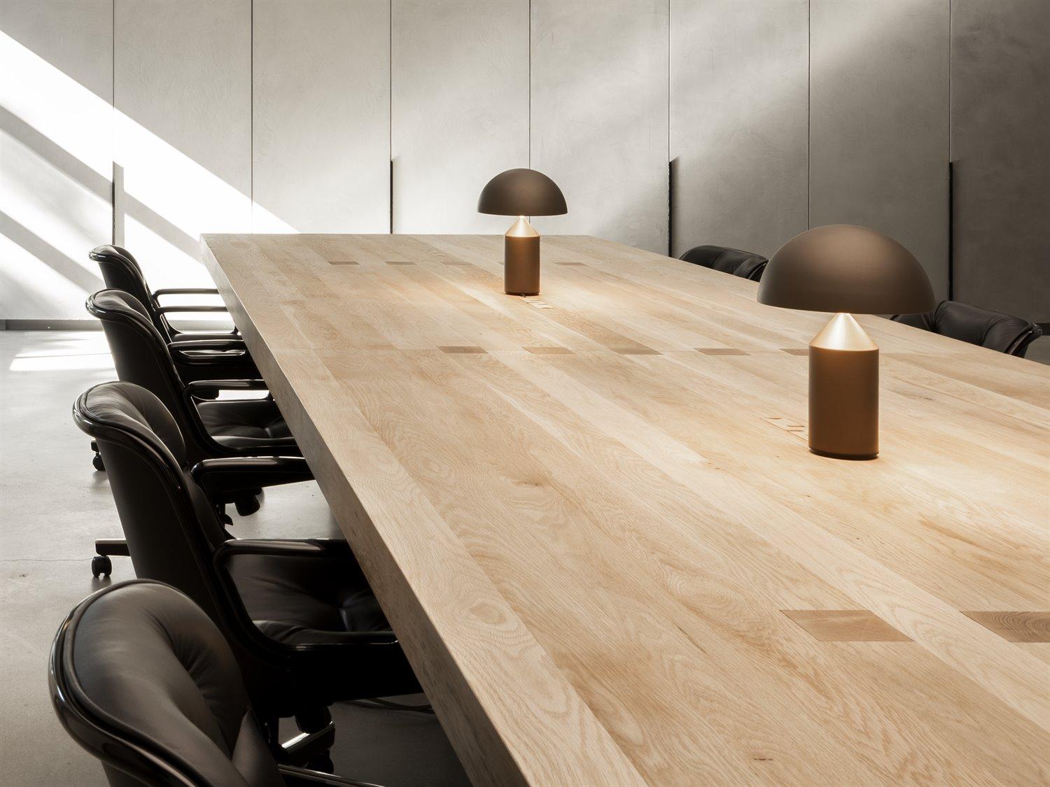 Oluce Atollo Satin Bronze Table Lamp