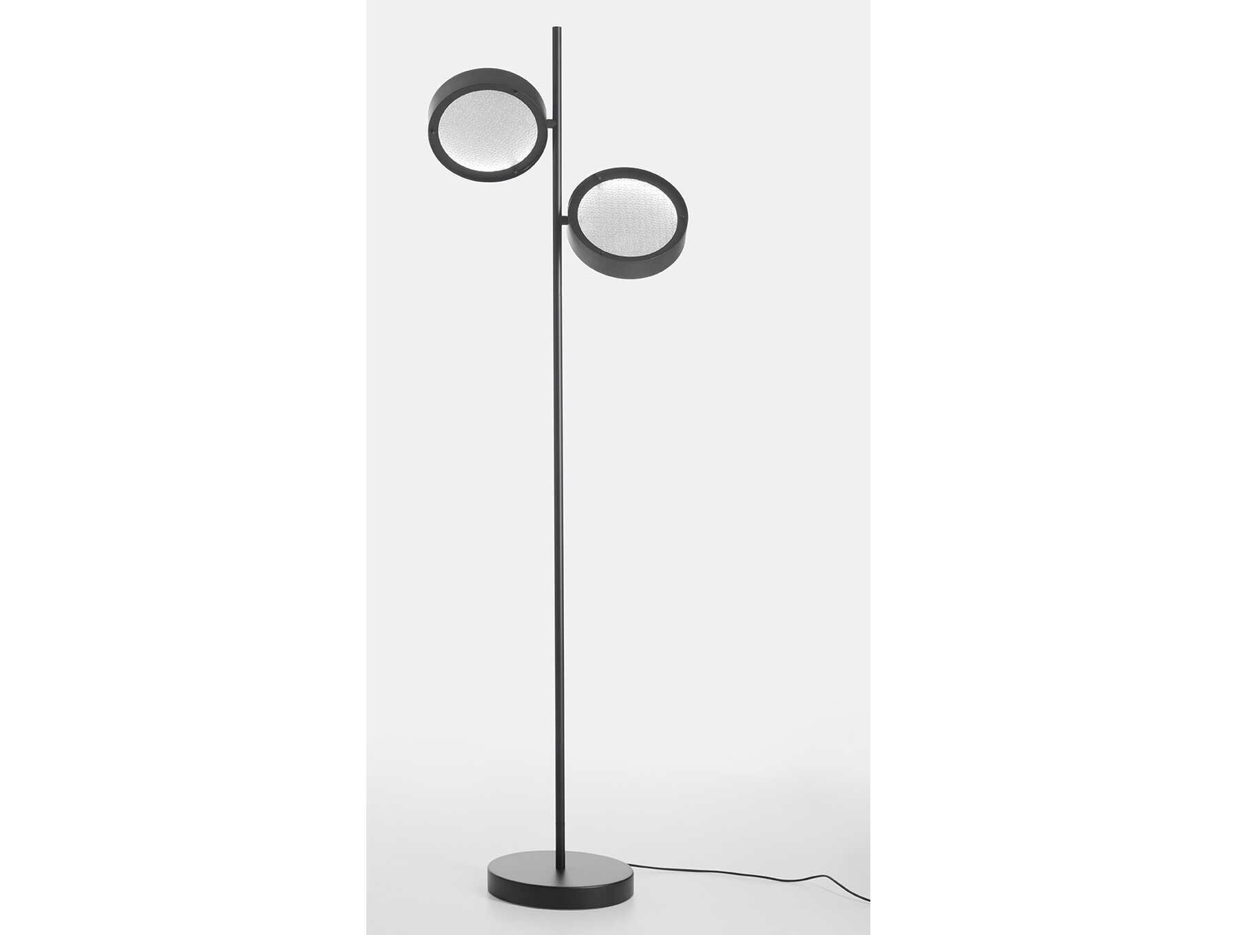 Oluce Berlin Matt Black Floor Lamp