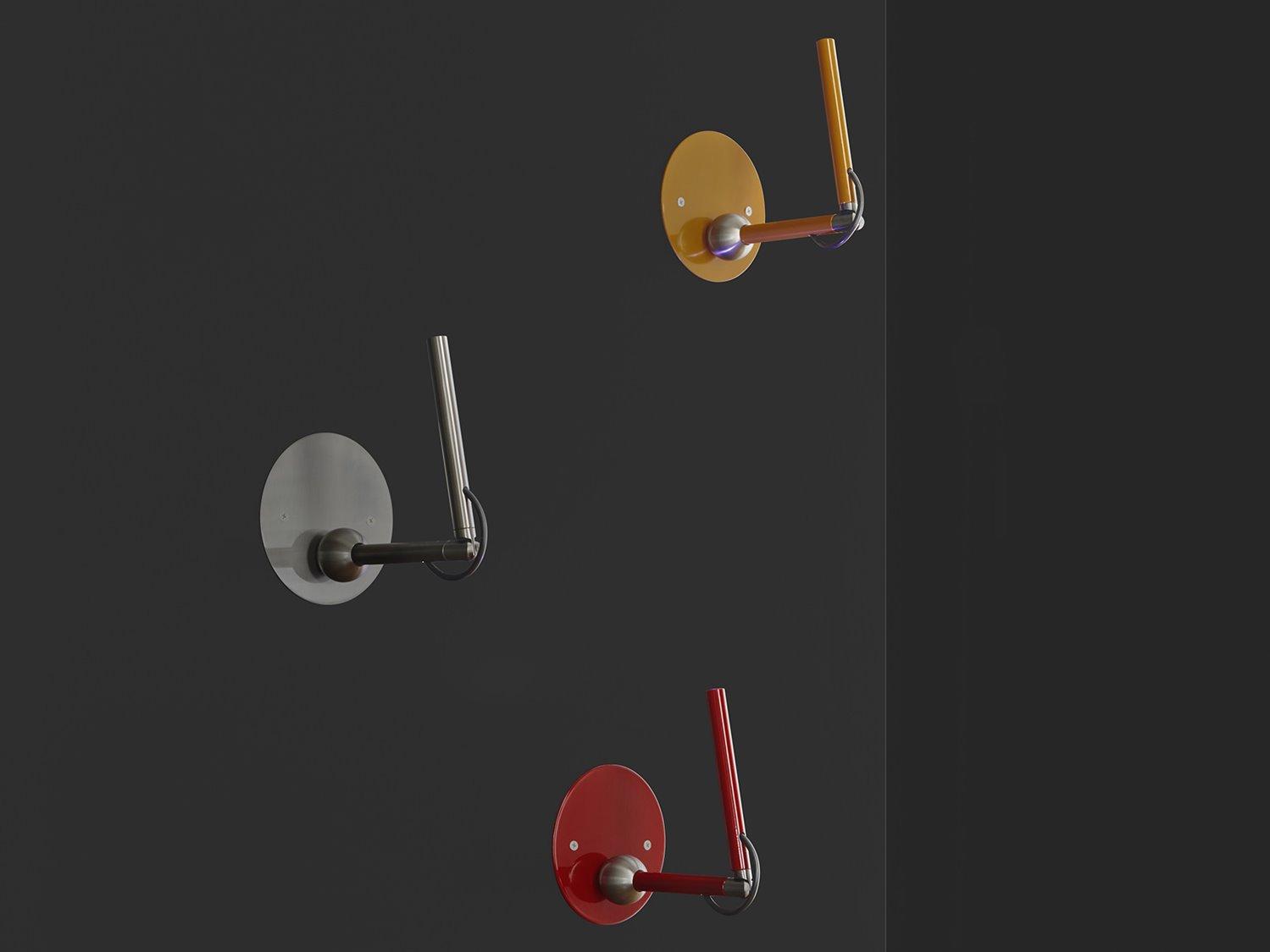 Oluce Calamaio 1-Light Satin Black Nickel Wall Sconce