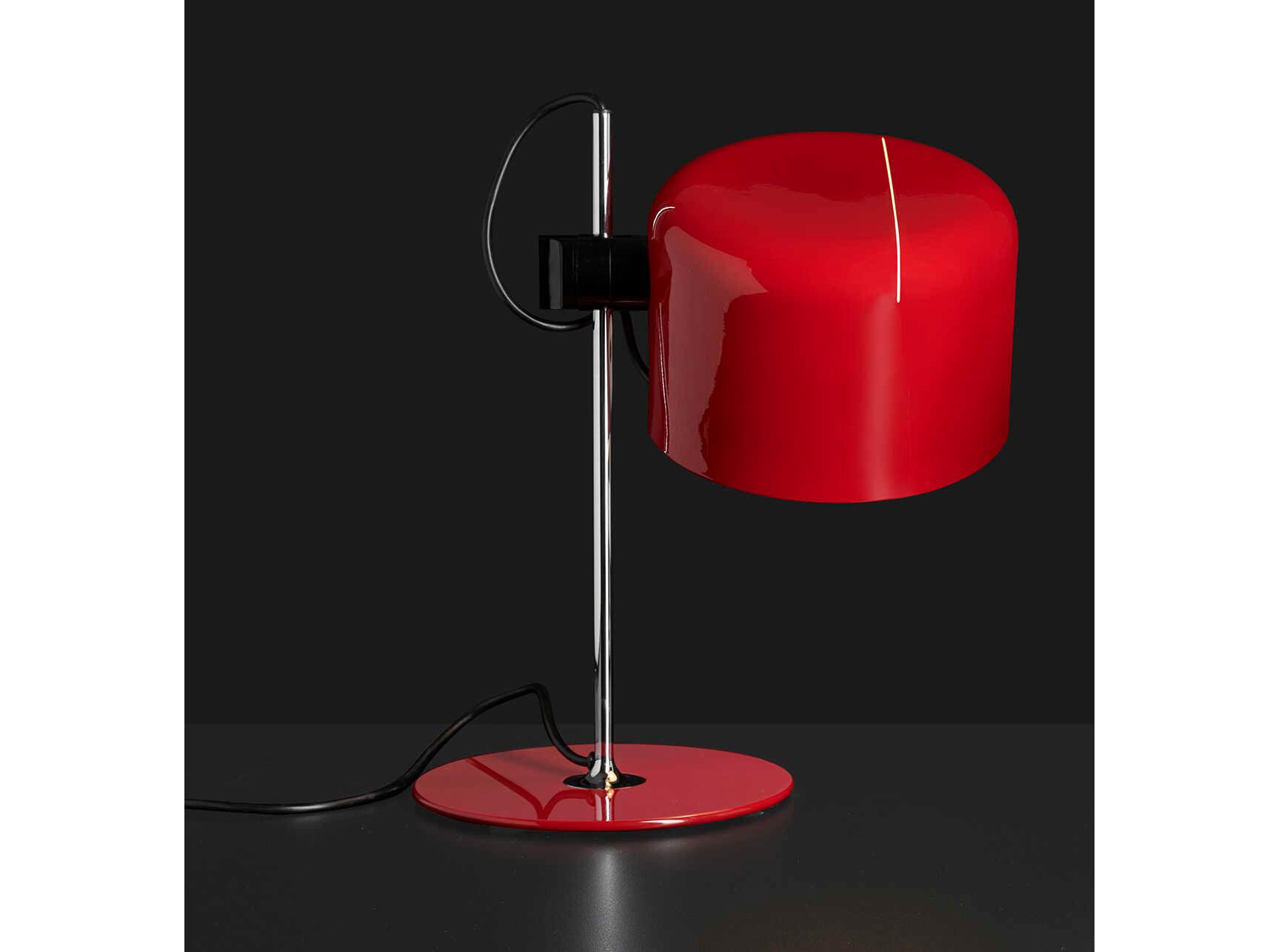 Oluce Coupe Red Table Lamp