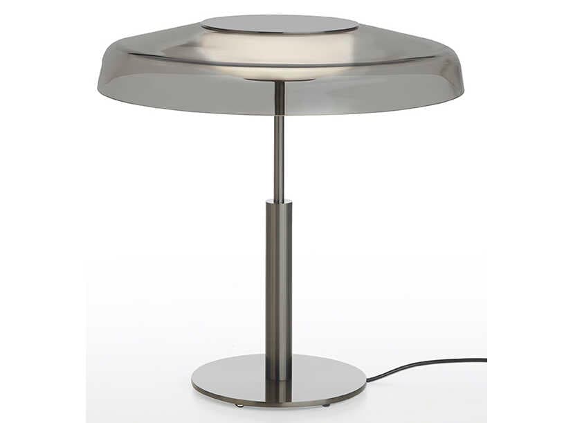 Oluce Dora Smoked Grey Table Lamp