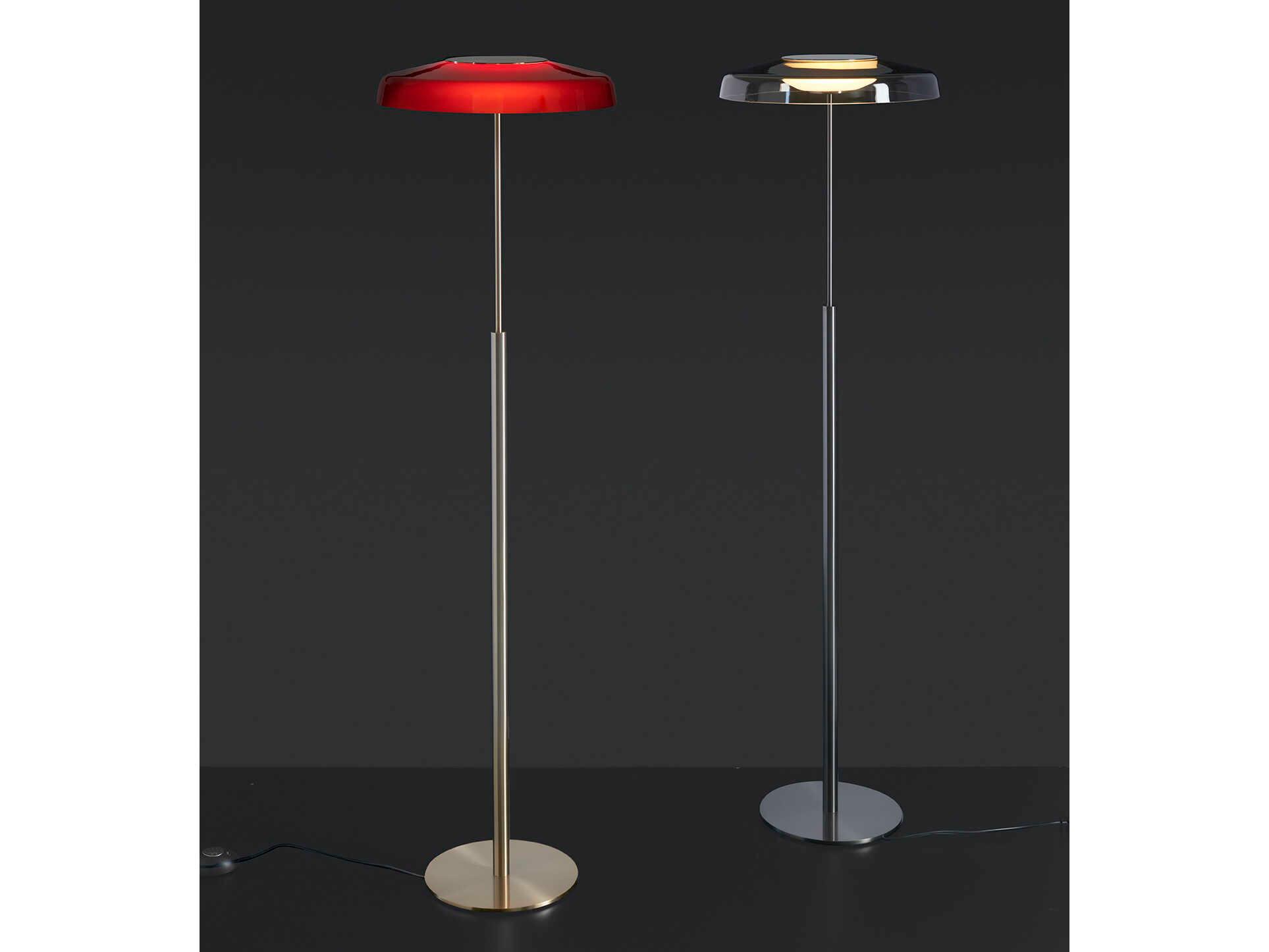 Oluce Dora Red Floor Lamp
