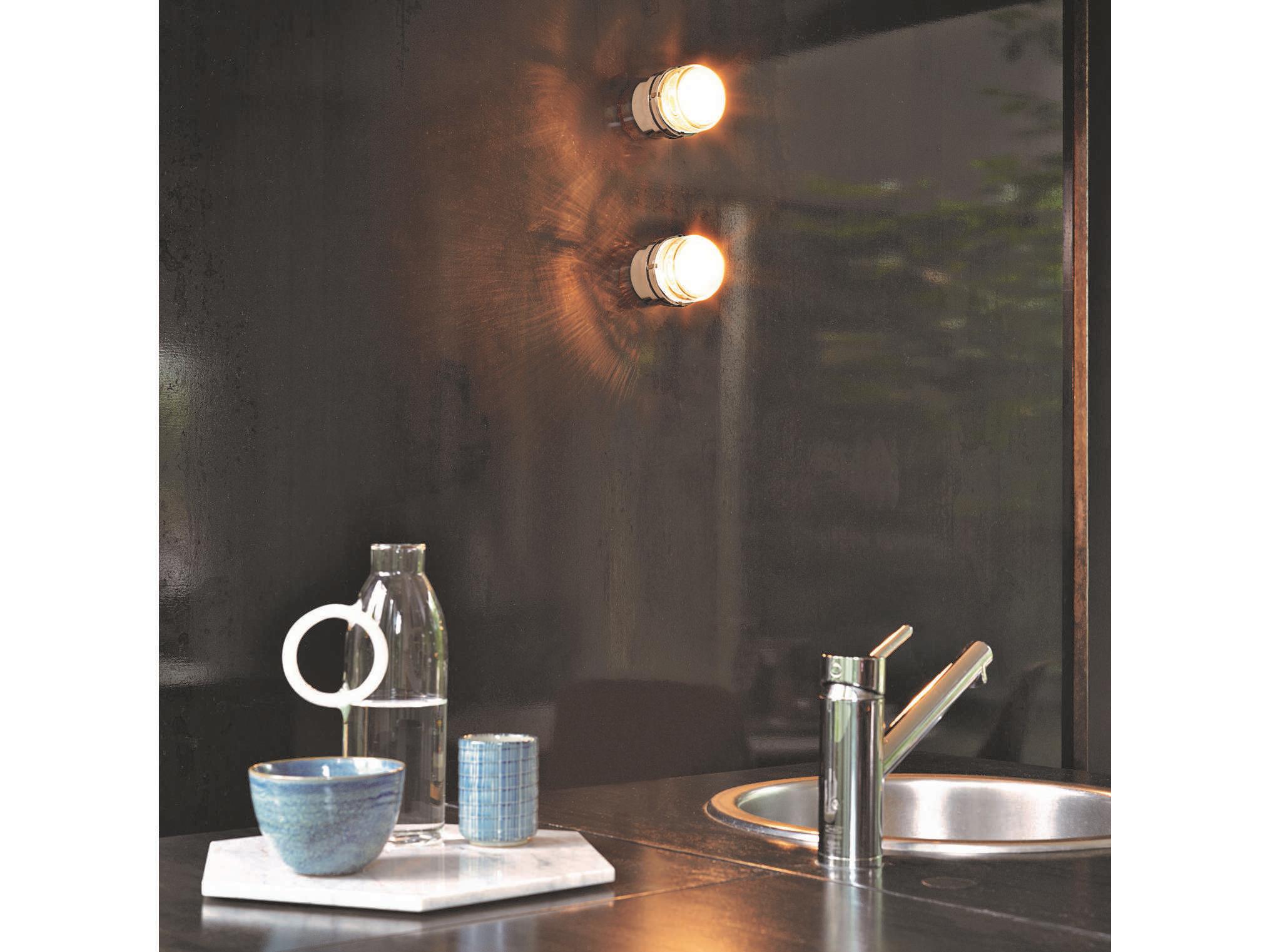 Oluce Fresnel 1 - Light LED Outdoor Wall Light