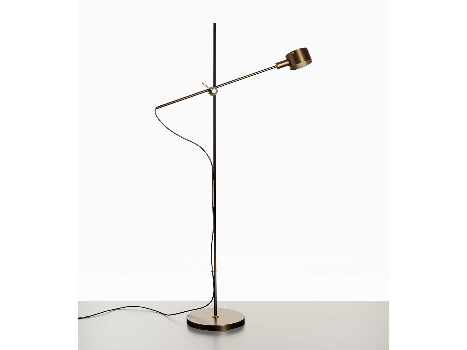 Oluce G.O. Anodic Bronze LED Floor Lamp