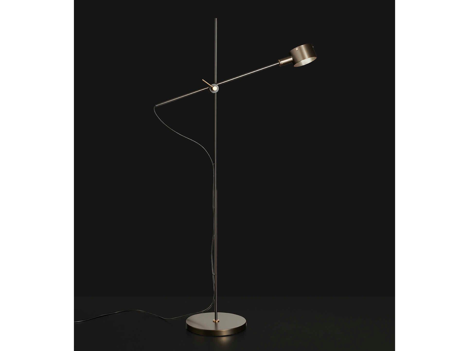 Oluce G.O. Anodic Bronze LED Floor Lamp